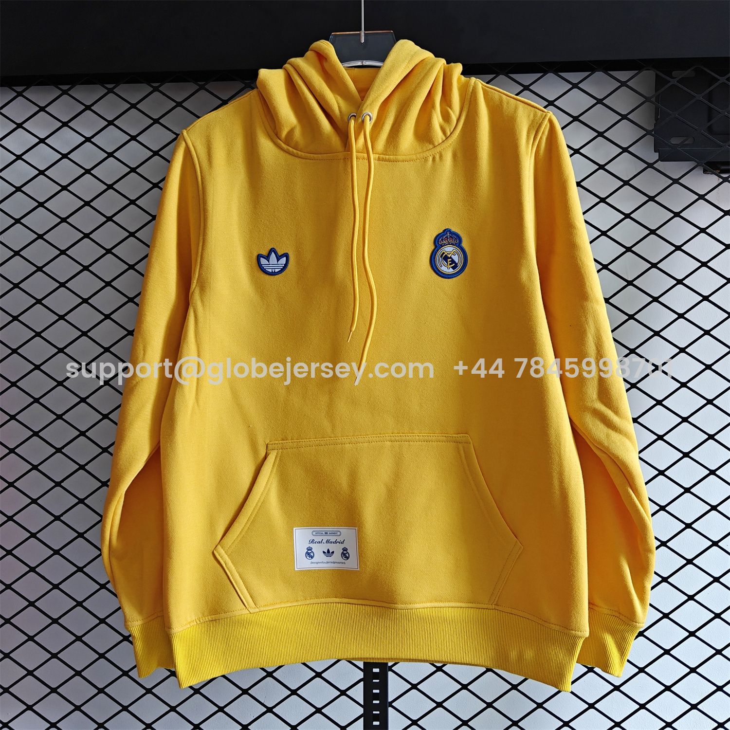 AlphaJersey-Real Madrid 25-26 Originals Terrace Icon Unisex Pullover Hoodie