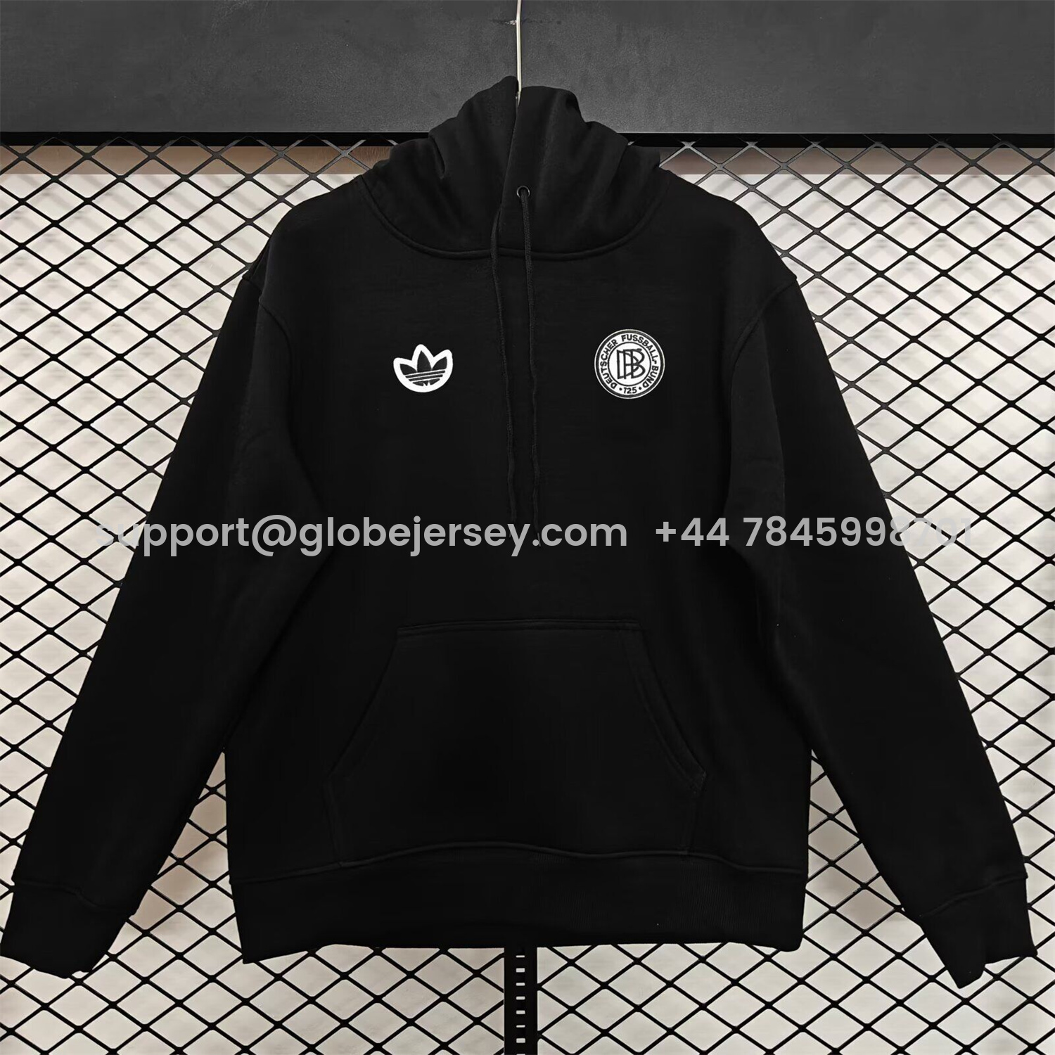 AlphaJersey-Germany 2026 Terrace Icon DFB Unisex Pullover Hoodie