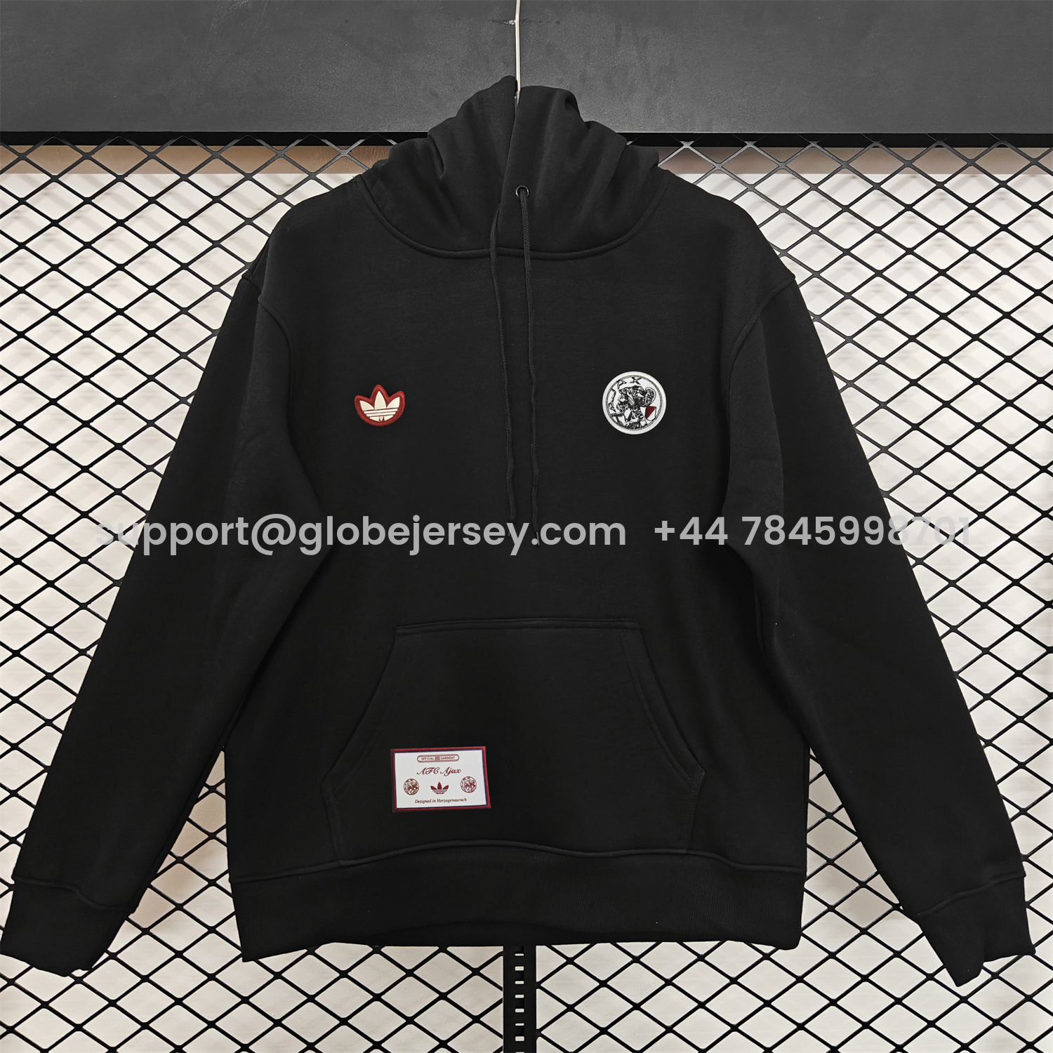 AlphaJersey-Ajax 25-26 Originals Terrace Icon Unisex Pullover Hoodie