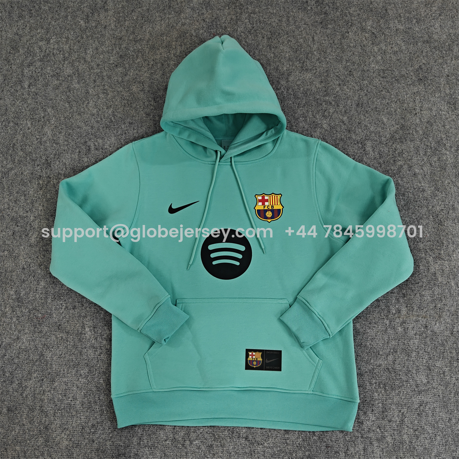 AlphaJersey-Barcelona 25-26 Big Logo Unisex Pullover Hoodie