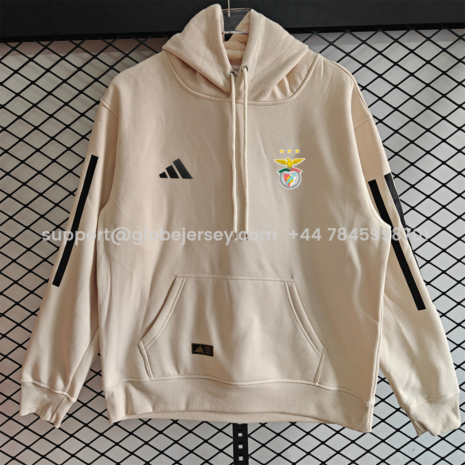 AlphaJersey-Benfica 25-26 Home Unisex Pullover Hoodie
