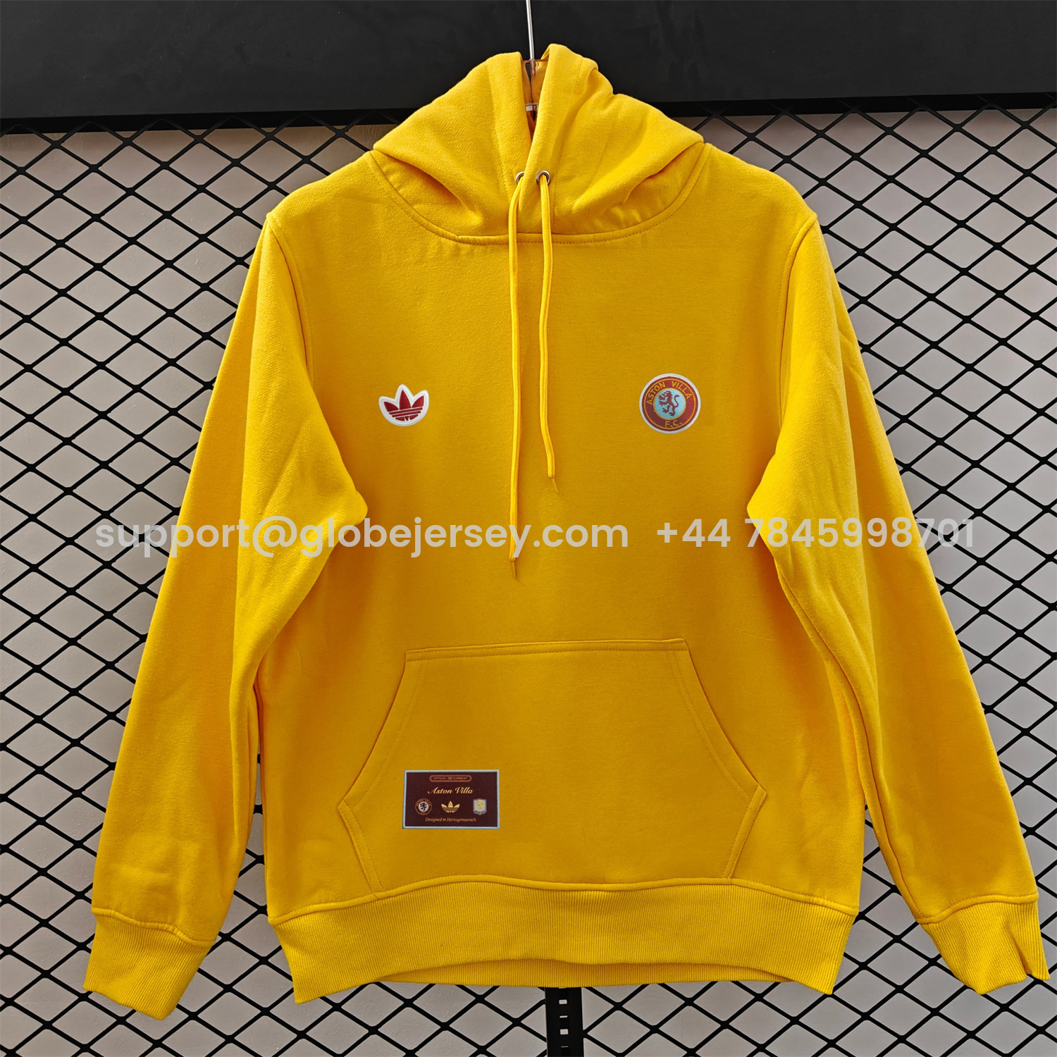 AlphaJersey-Aston Villa 25-26 Originals Terrace Icon Unisex Pullover Hoodie