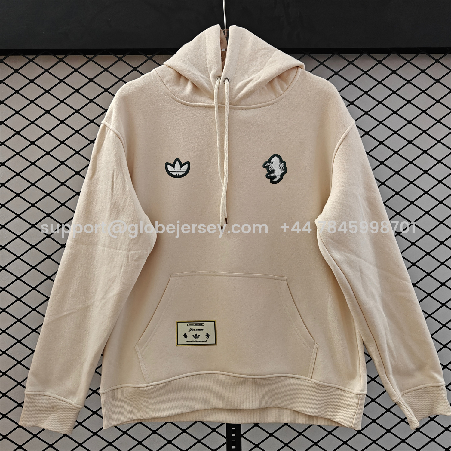 AlphaJersey-Juventus 25-26 Originals Terrace Icon Unisex Pullover Hoodie