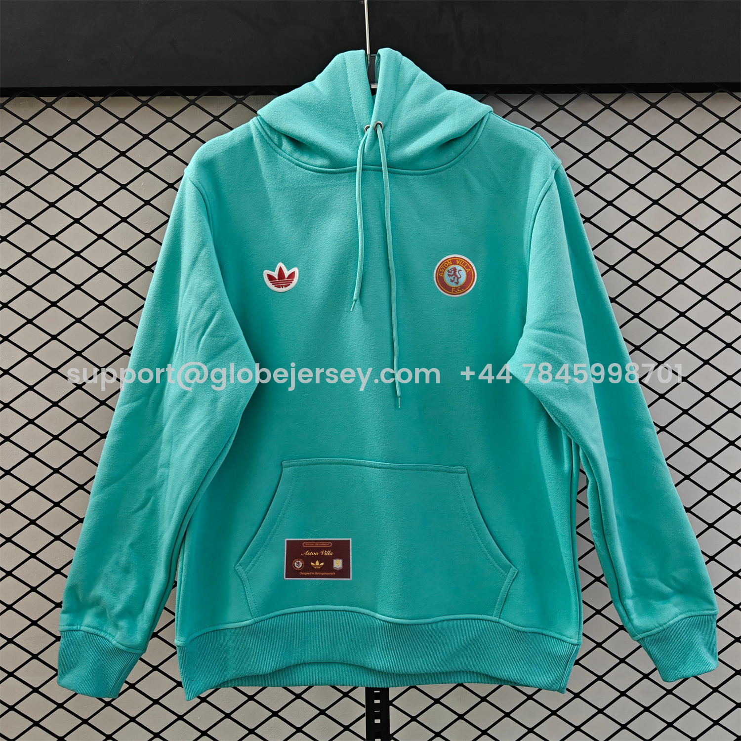 AlphaJersey-Aston Villa 25-26 Originals Terrace Icon Unisex Pullover Hoodie