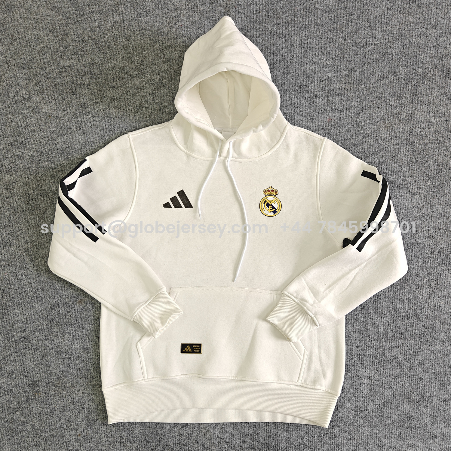 AlphaJersey-Real Madrid 25-26 Home Unisex Pullover Hoodie