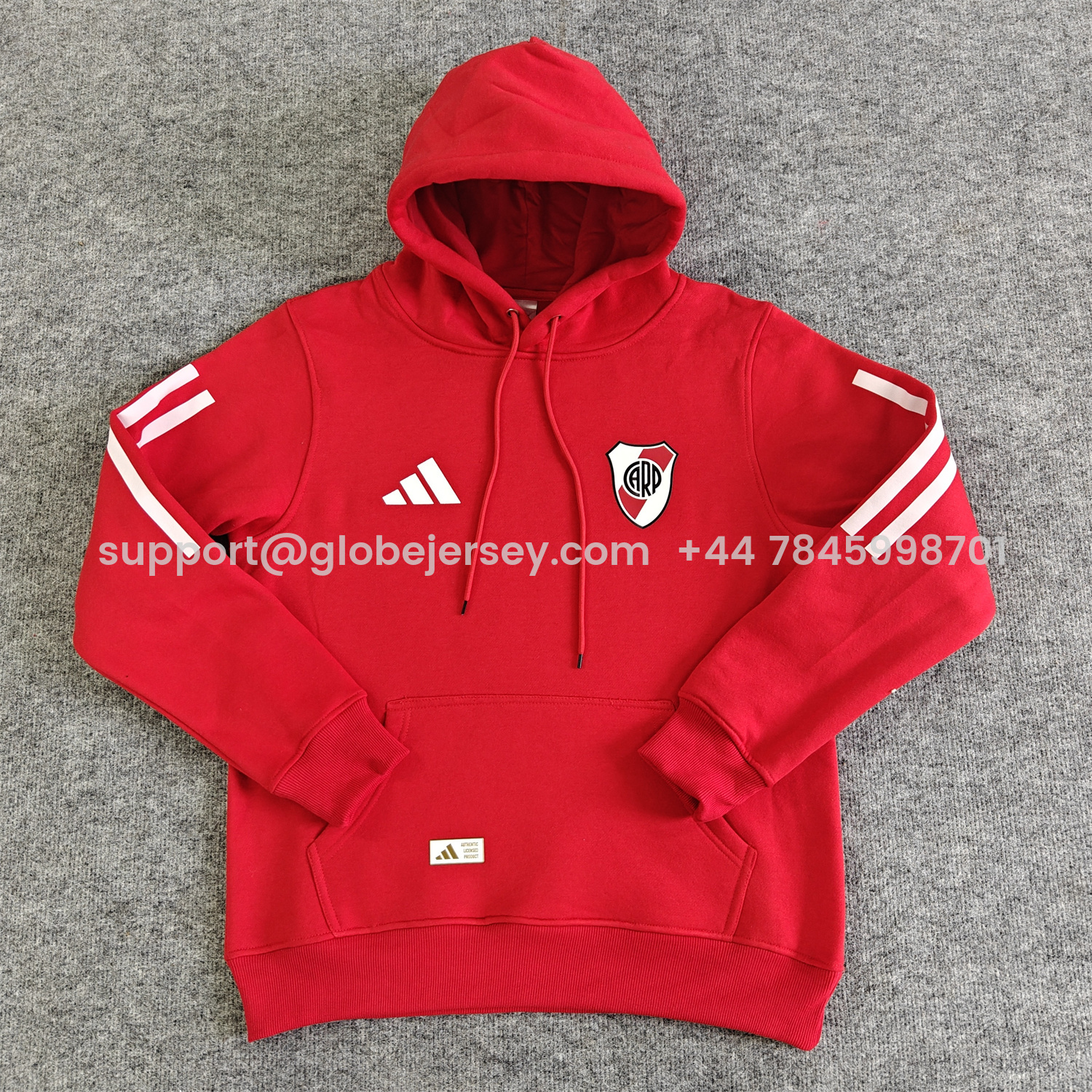 AlphaJersey-River Plate 25-26 Home Unisex Pullover Hoodie