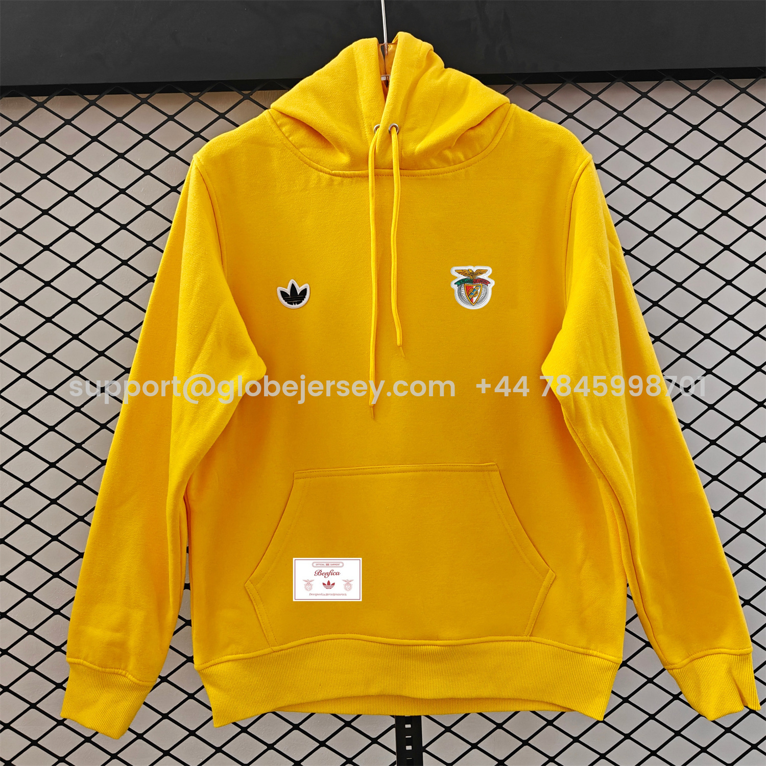 AlphaJersey-Benfica 25-26 Originals Terrace Icon Unisex Pullover Hoodie