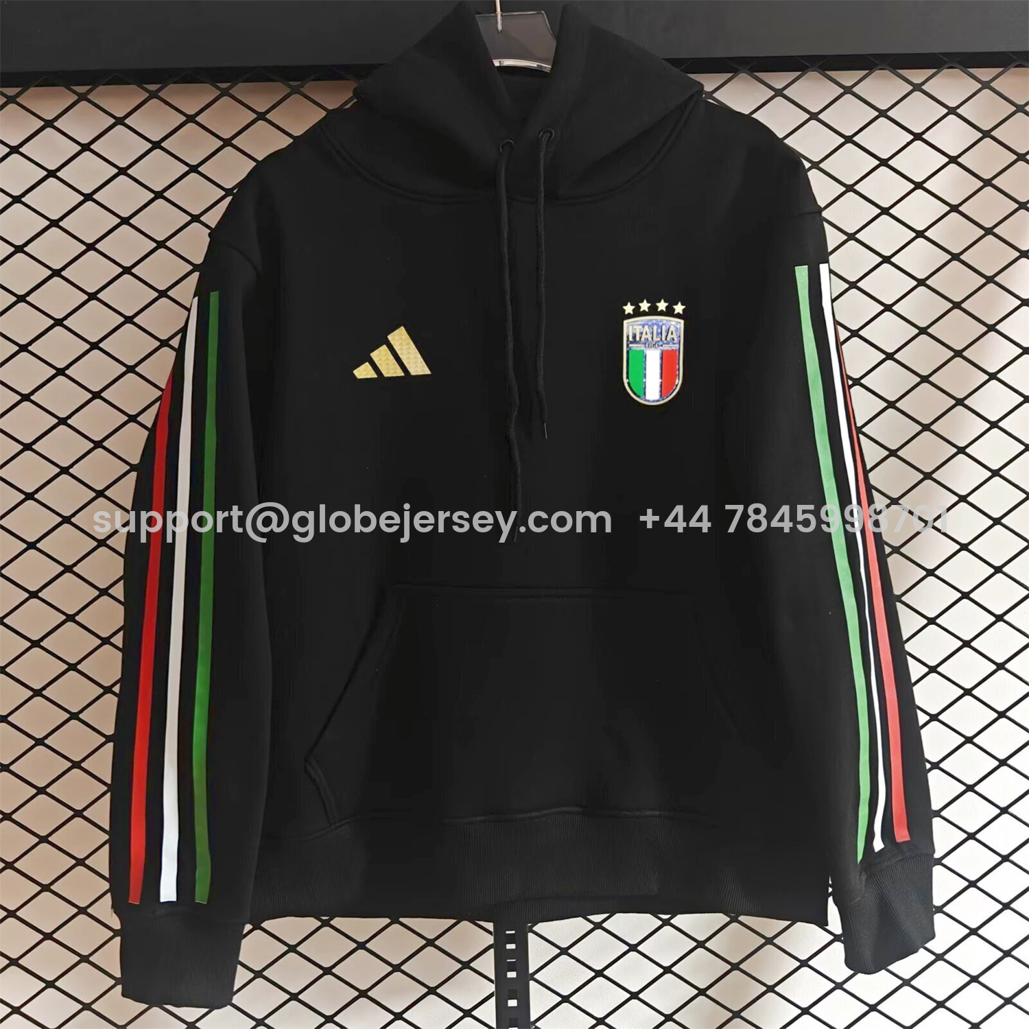 AlphaJersey-Italy 2026 Home Unisex Pullover Hoodie