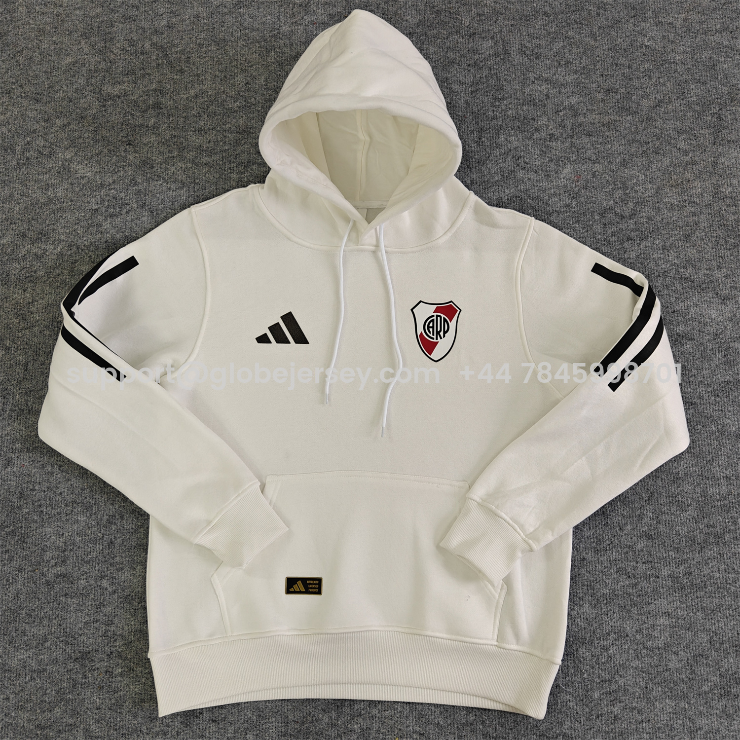 AlphaJersey-River Plate 25-26 Home Unisex Pullover Hoodie