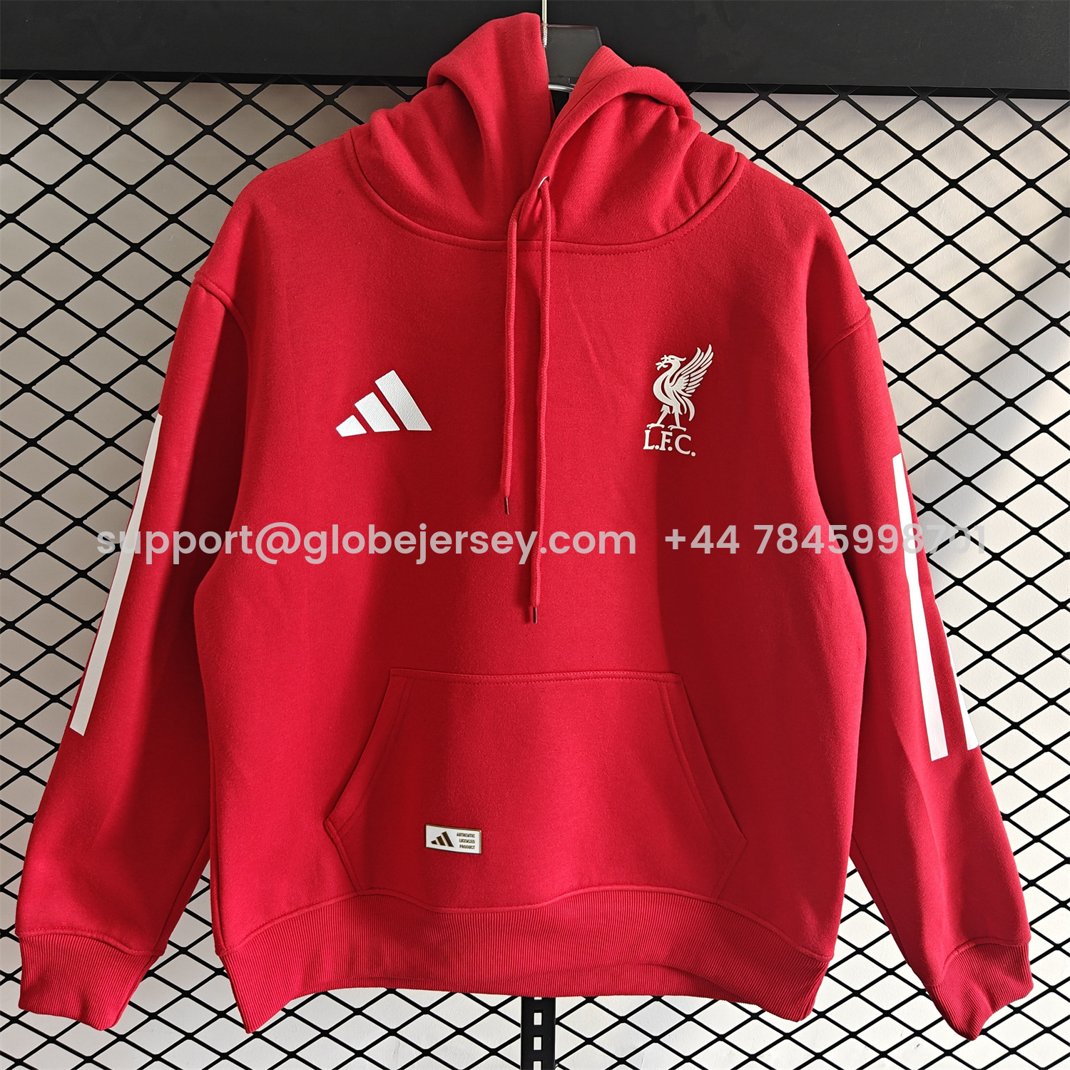 AlphaJersey-Liver.pool 25-26 Home Unisex Pullover Hoodie
