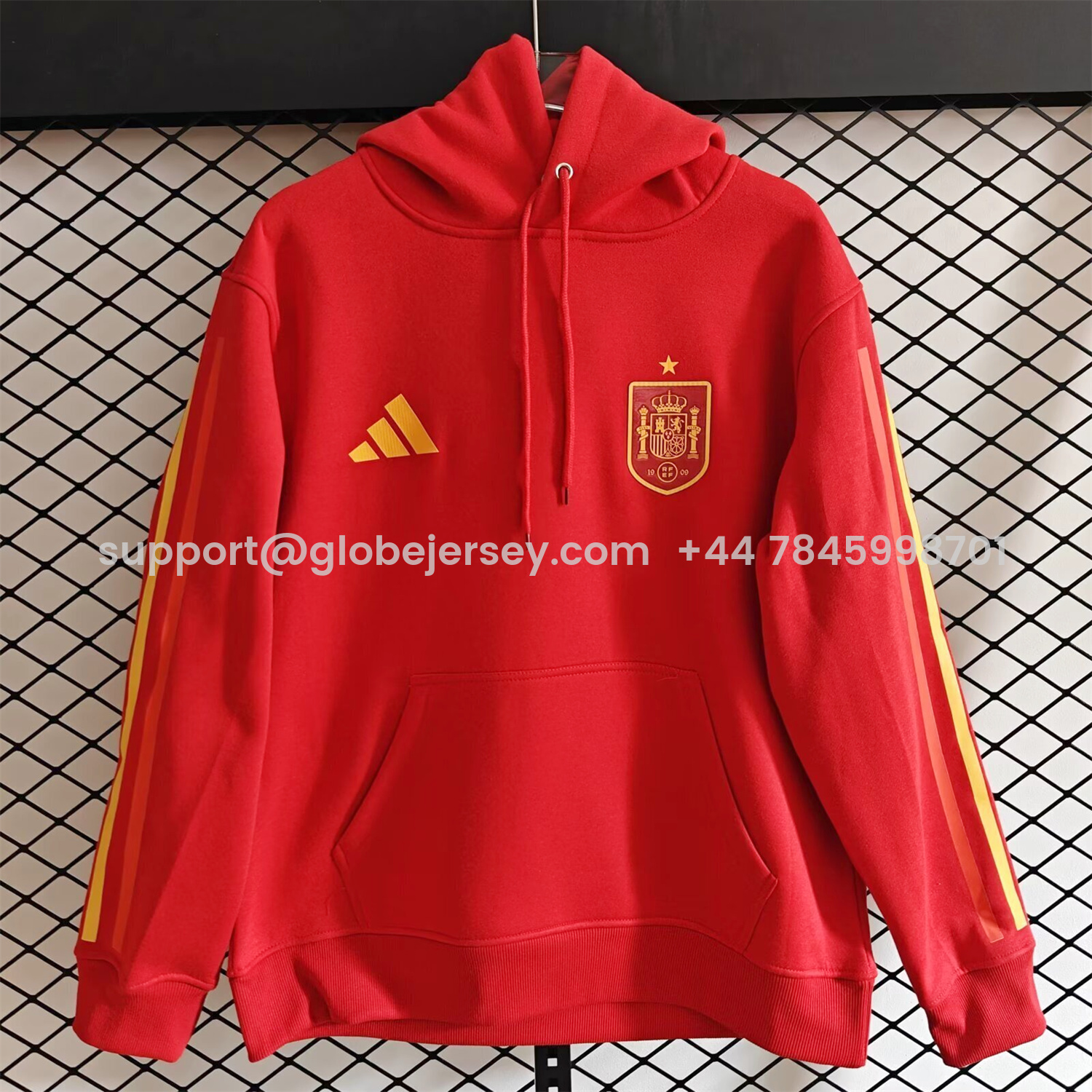 AlphaJersey-Spain 2026 Home Unisex Pullover Hoodie