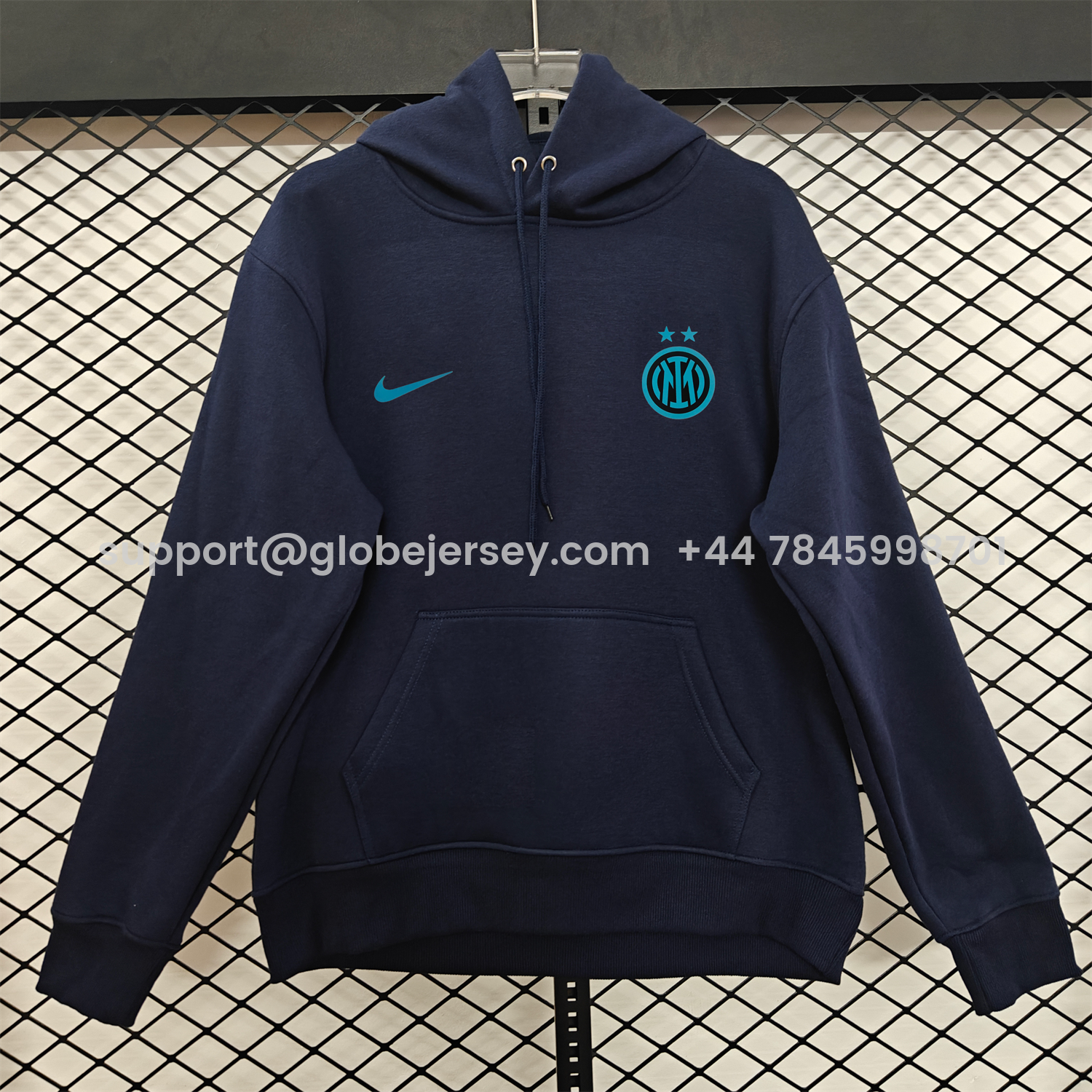 AlphaJersey-Inter Milan 25-26 Third Blue Icon Unisex Pullover Hoodie