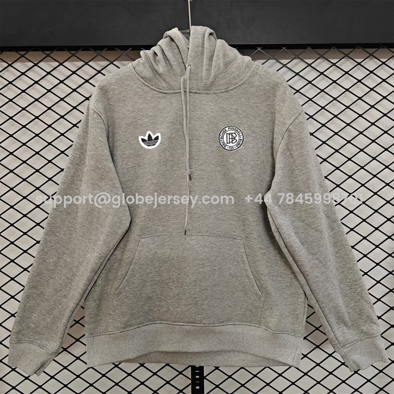 AlphaJersey-Germany 2026 Terrace Icon DFB Unisex Pullover Hoodie