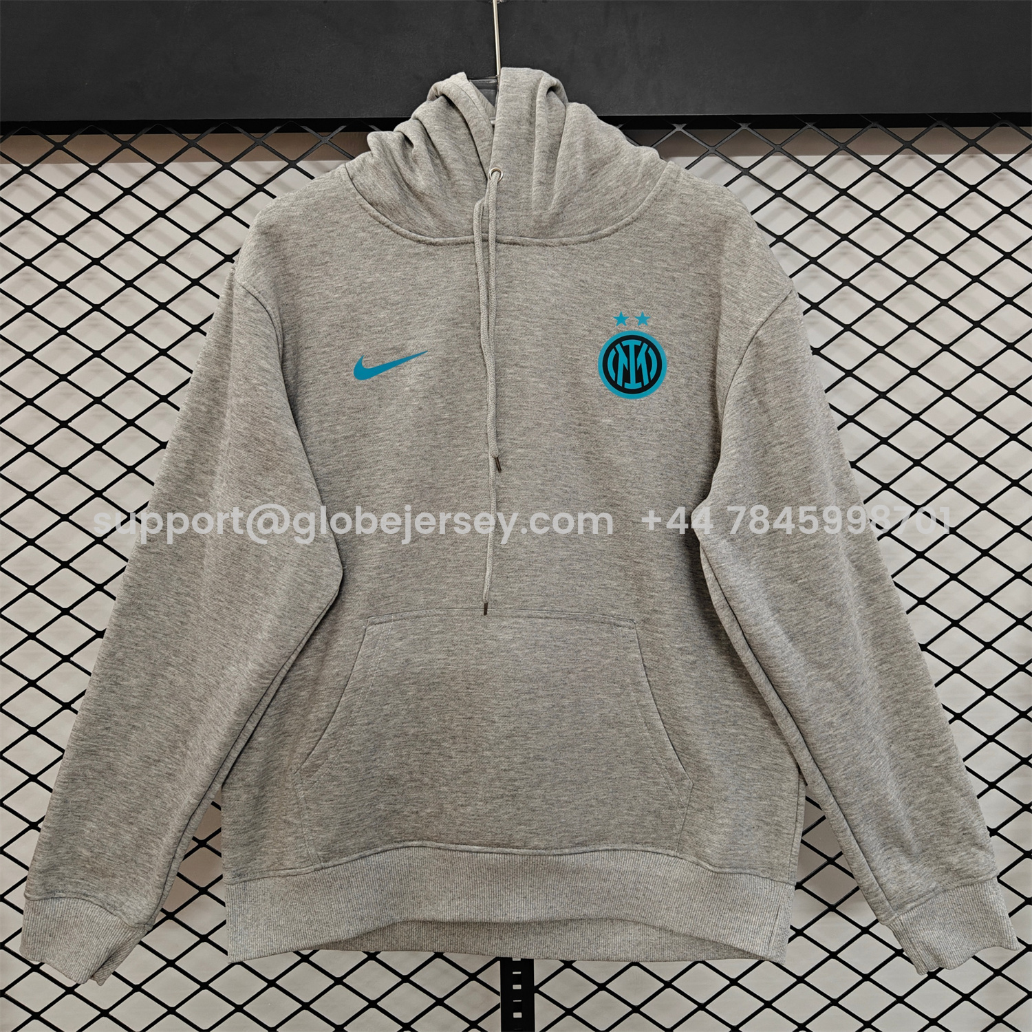 AlphaJersey-Inter Milan 25-26 Third Blue Icon Unisex Pullover Hoodie