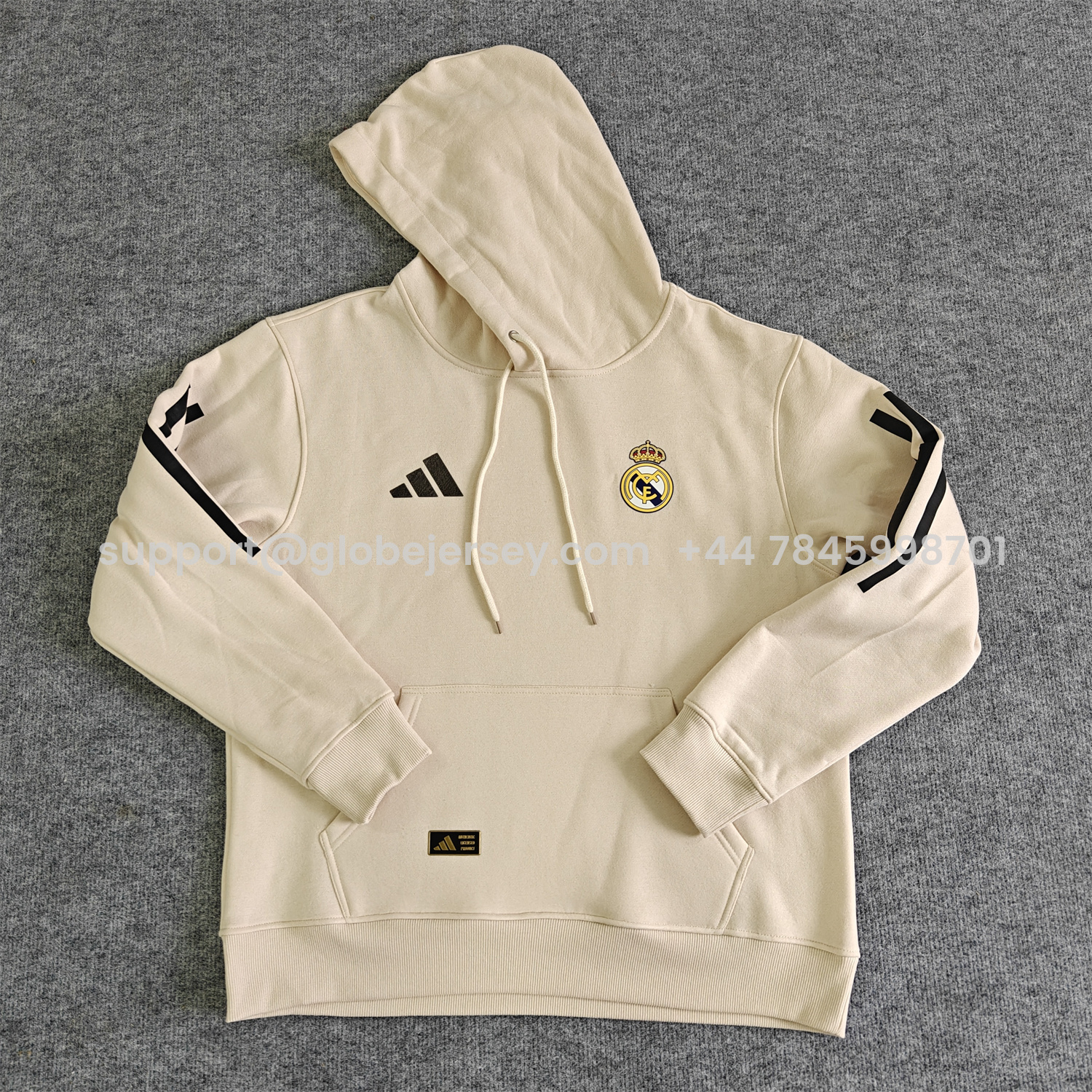 AlphaJersey-Real Madrid 25-26 Home Unisex Pullover Hoodie