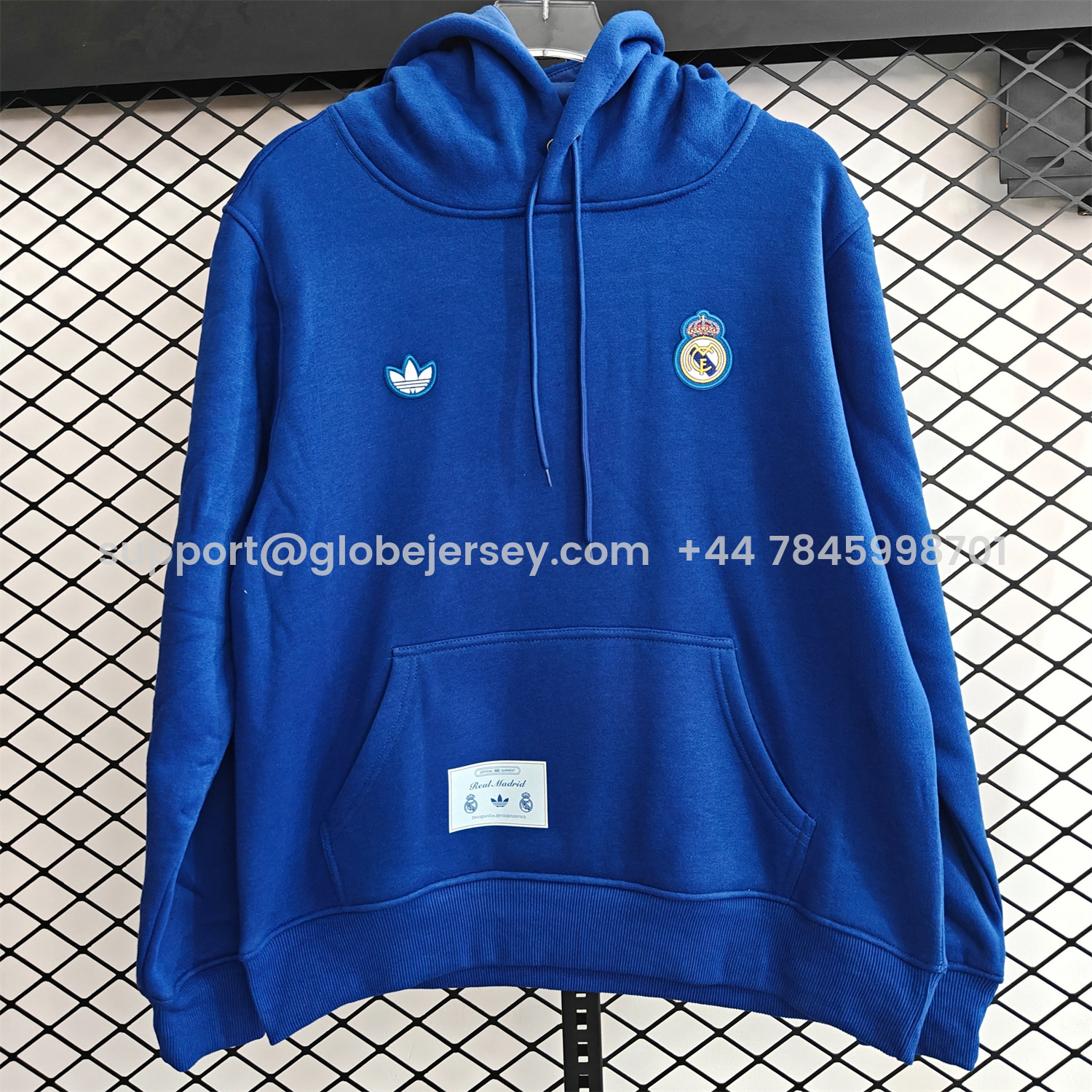 AlphaJersey-Real Madrid 25-26 Originals Terrace Icon Unisex Pullover Hoodie
