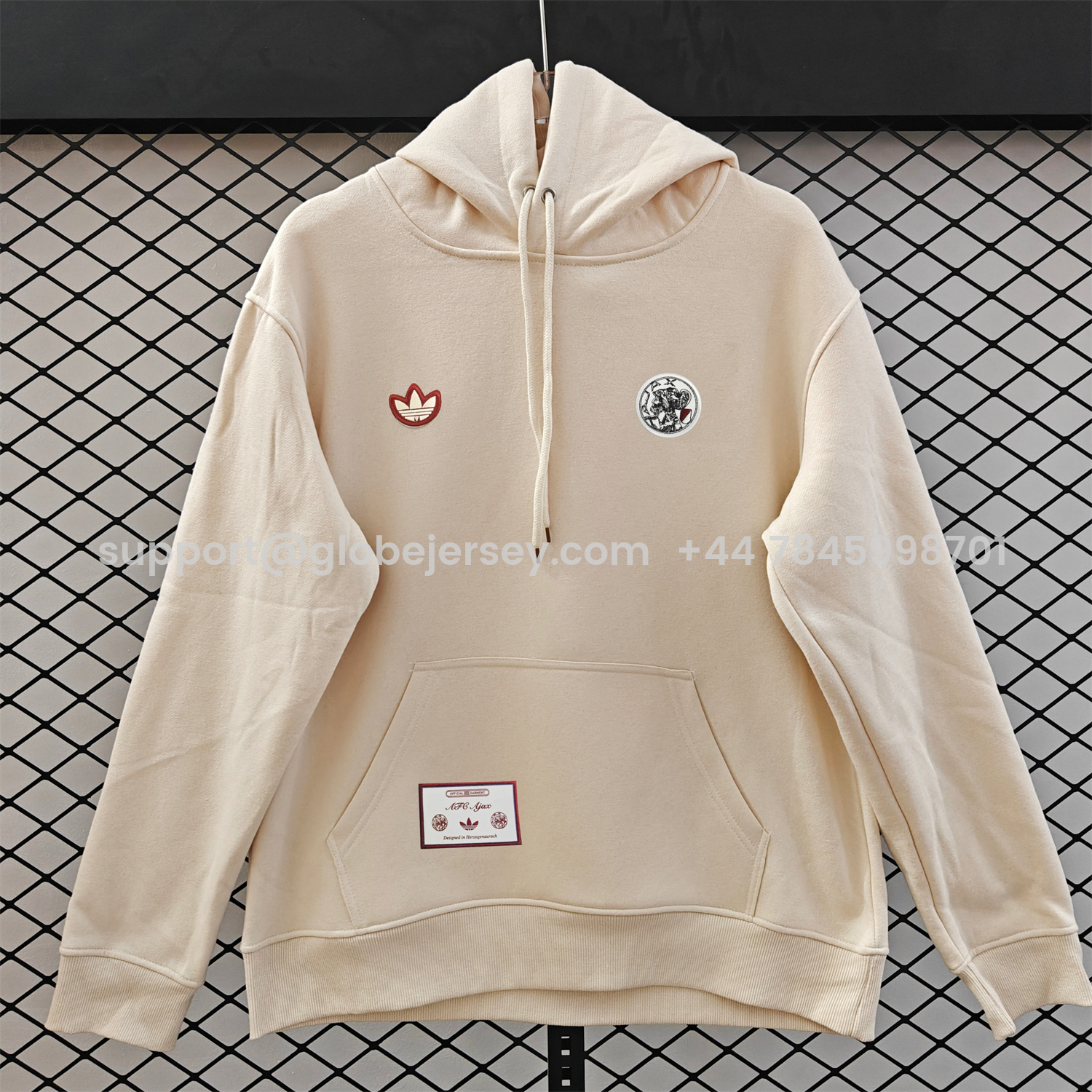 AlphaJersey-Ajax 25-26 Originals Terrace Icon Unisex Pullover Hoodie