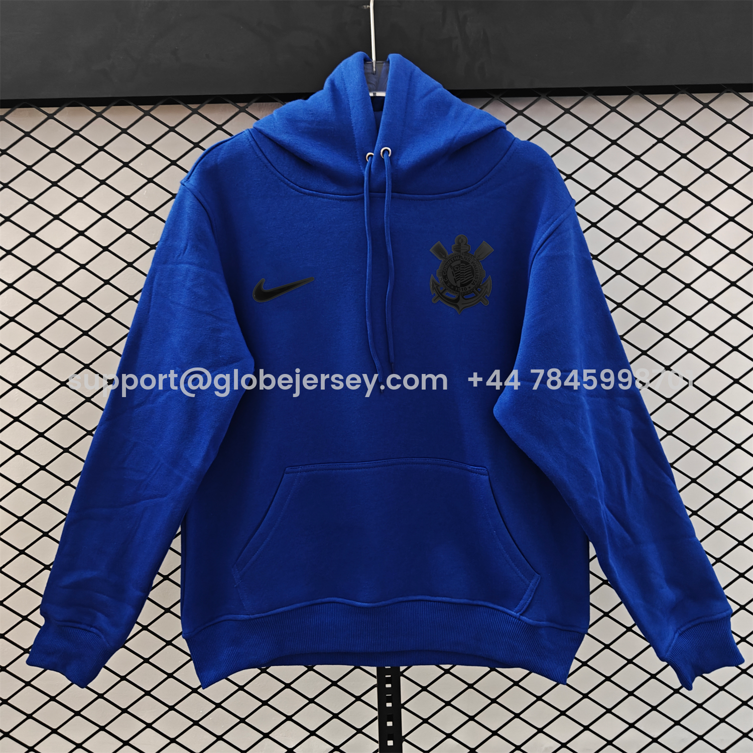 AlphaJersey-Corinthians 25-26 Originals Terrace Black Icon Unisex Pullover Hoodie