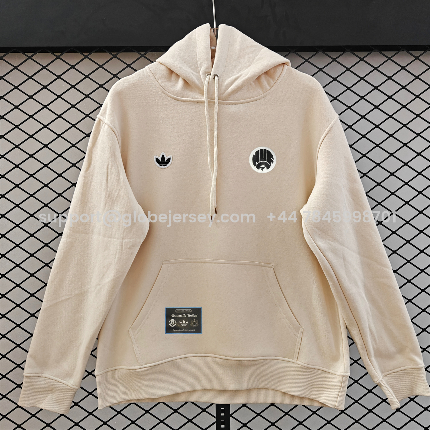 AlphaJersey-Newcastle United 25-26 Originals Terrace Icon Unisex Pullover Hoodie