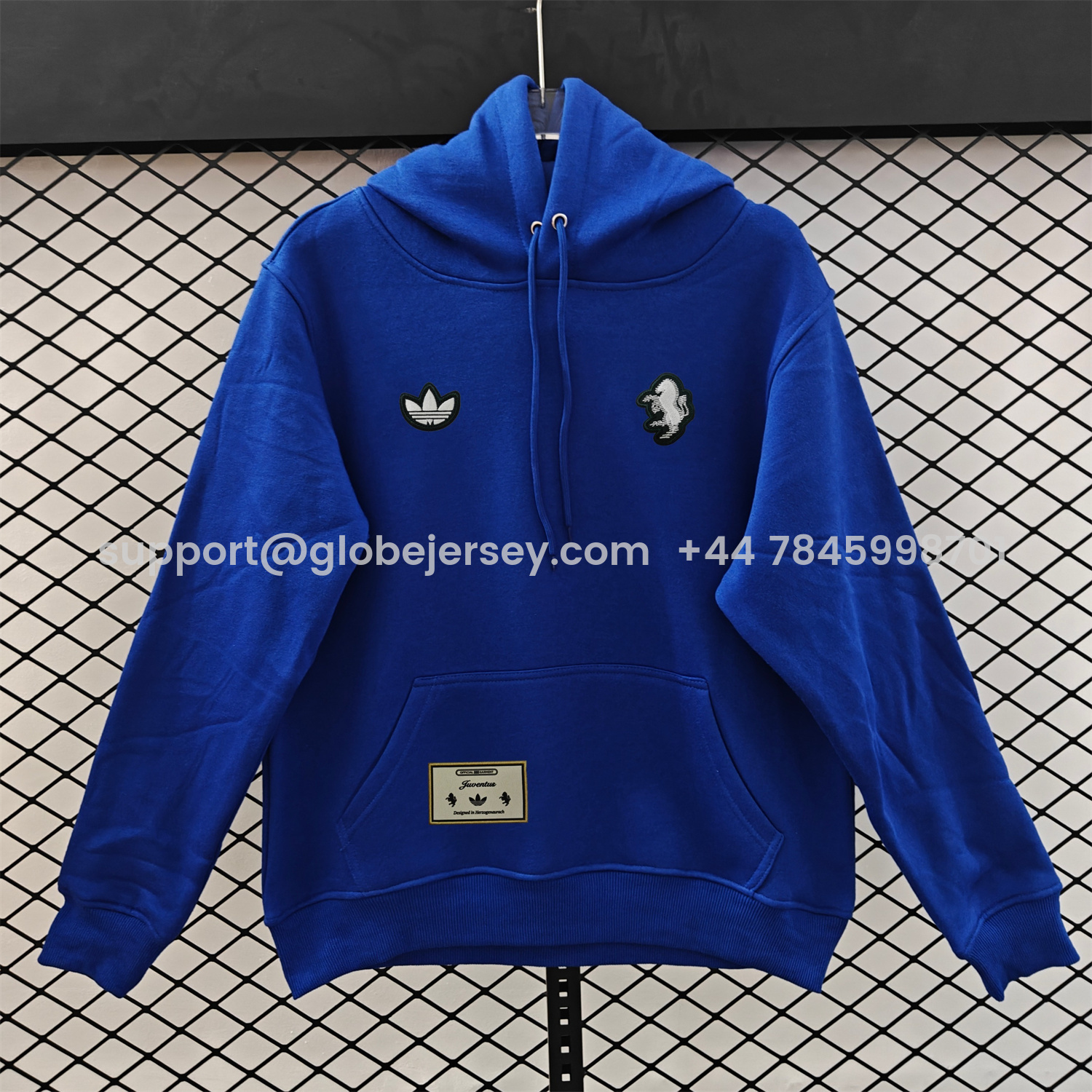 AlphaJersey-Juventus 25-26 Originals Terrace Icon Unisex Pullover Hoodie