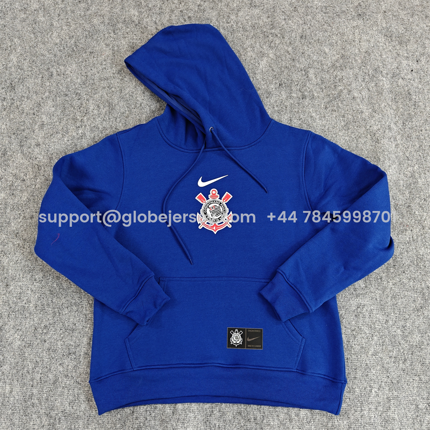 AlphaJersey-Corinthians 25-26 Home Unisex Pullover Hoodie