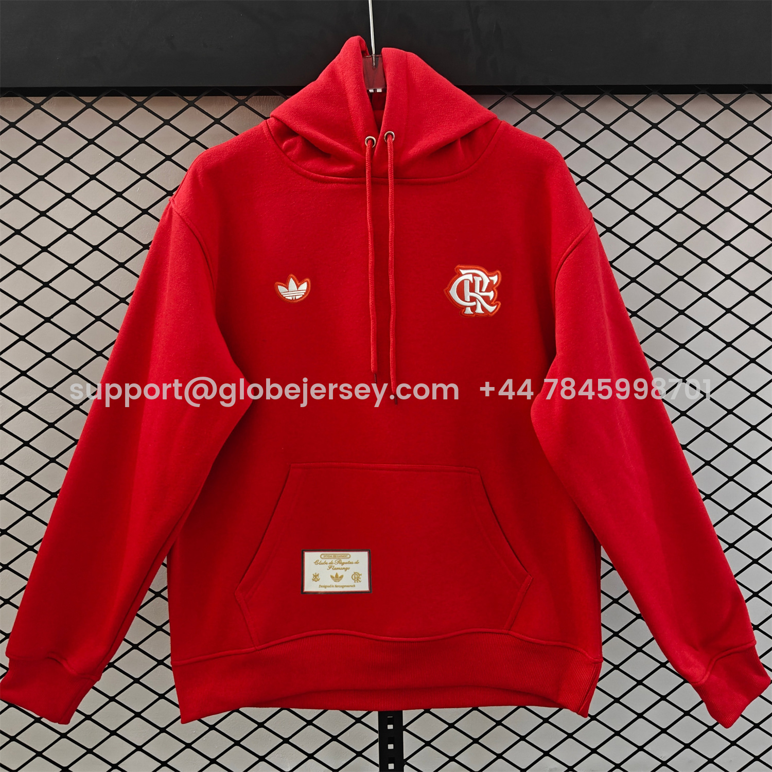 AlphaJersey-Flamengo 25-26 Originals Terrace Icon Unisex Pullover Hoodie