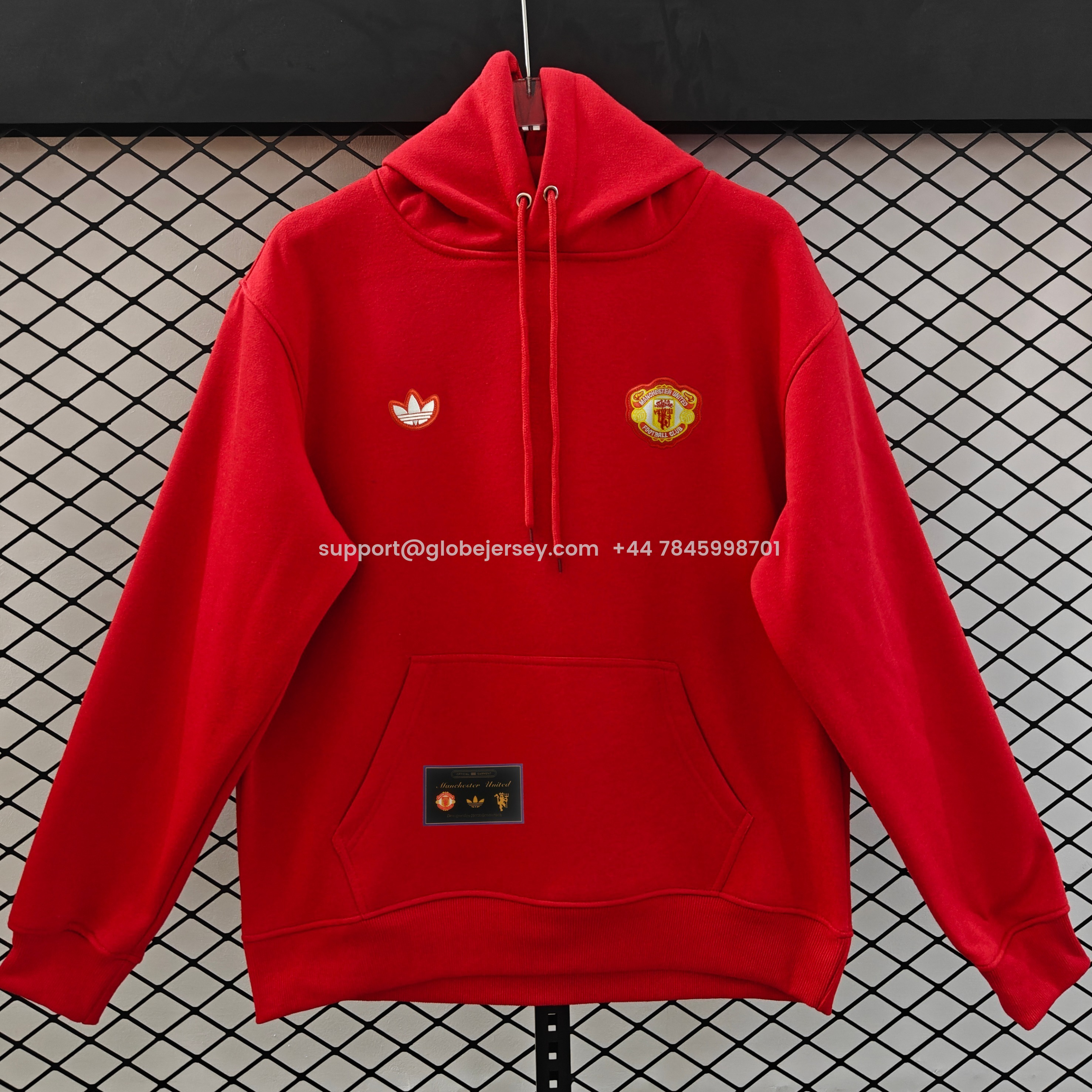 AlphaJersey-Manchester United 25-26 Originals Terrace Icon Unisex Pullover Hoodie