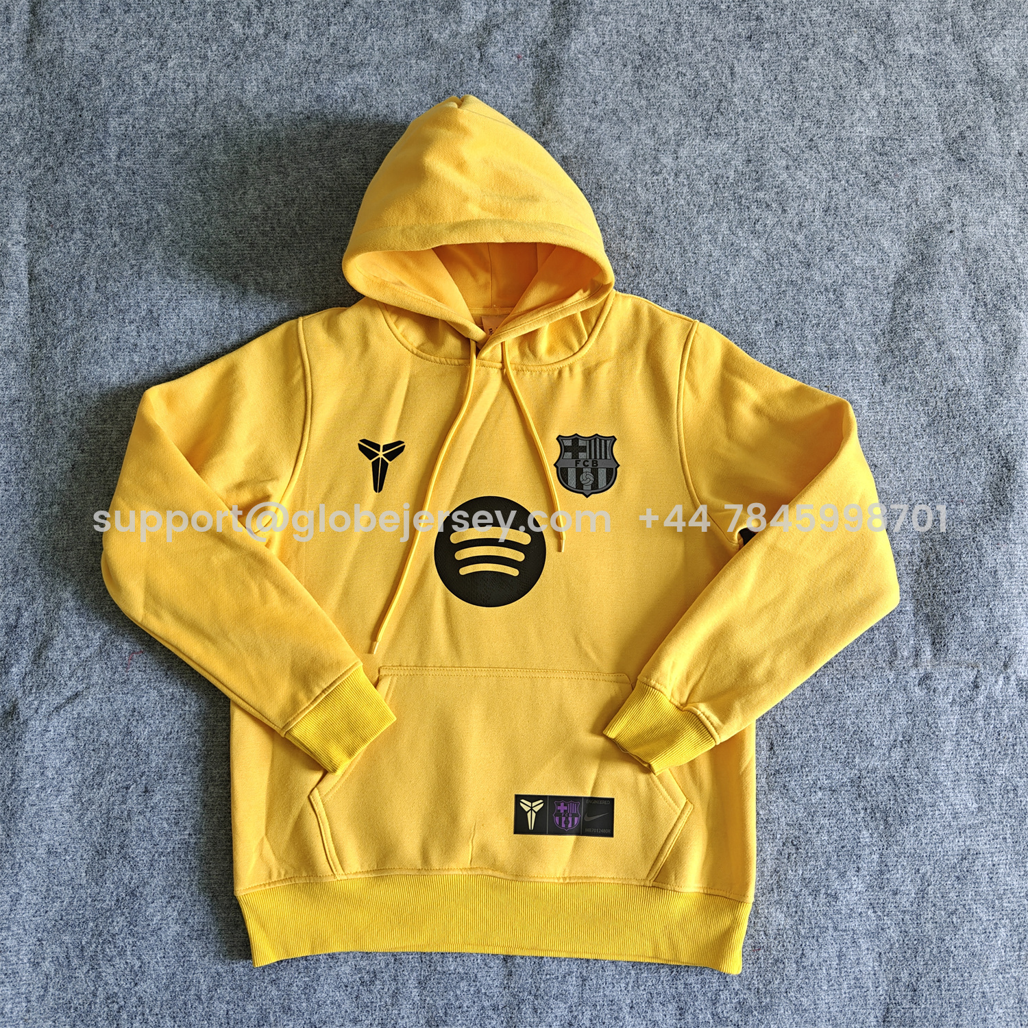 AlphaJersey-Barcelona 25-26 KB Logo Unisex Pullover Hoodie