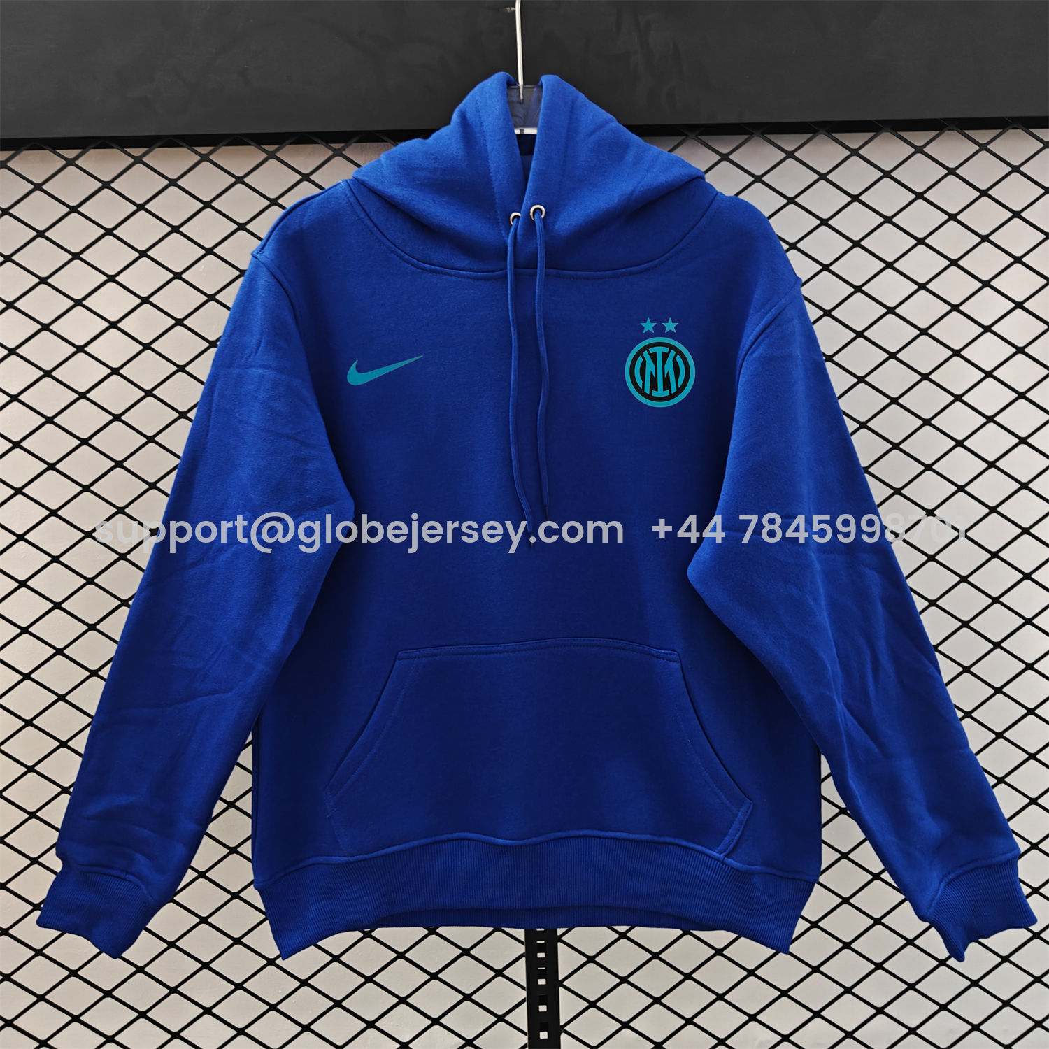 AlphaJersey-Inter Milan 25-26 Third Blue Icon Unisex Pullover Hoodie