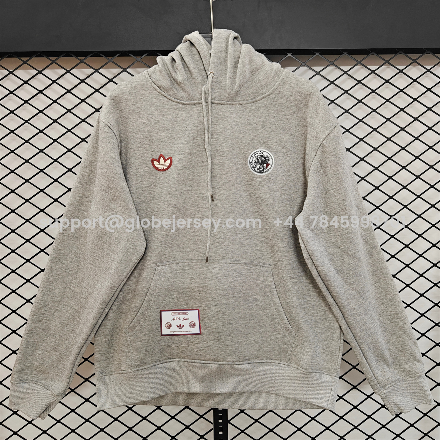 AlphaJersey-Ajax 25-26 Originals Terrace Icon Unisex Pullover Hoodie