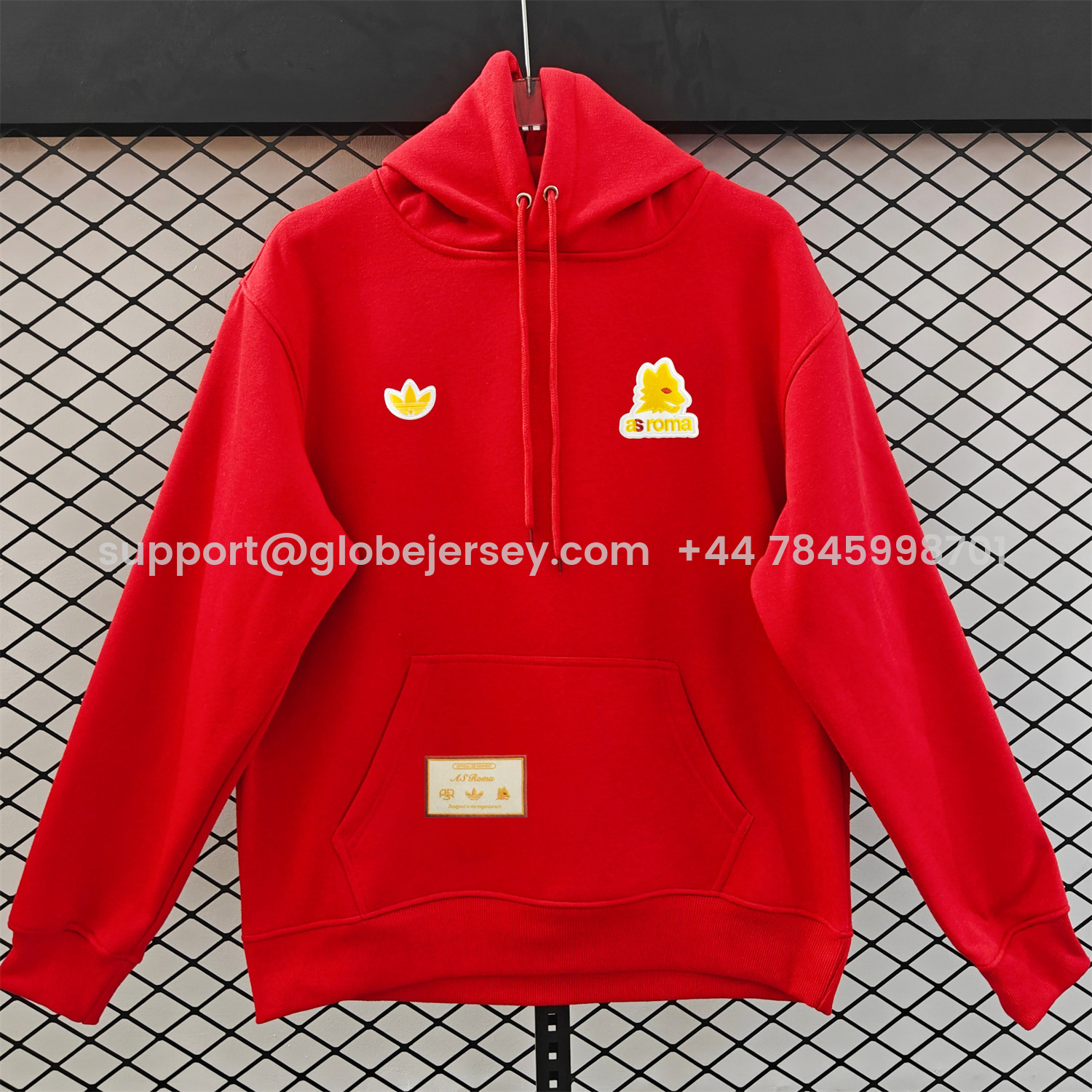 AlphaJersey-AS Roma 25-26 Originals Terrace Icon Unisex Pullover Hoodie