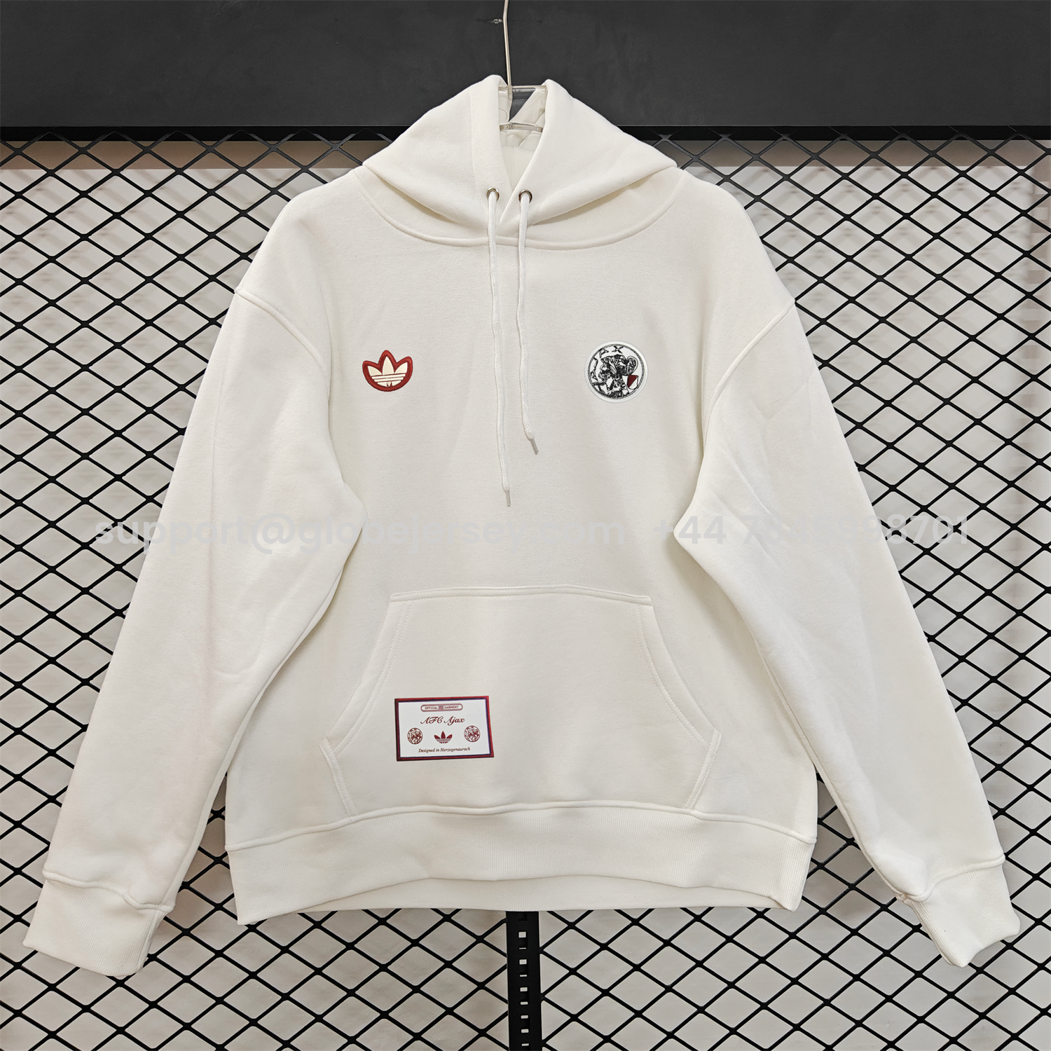 AlphaJersey-Ajax 25-26 Originals Terrace Icon Unisex Pullover Hoodie