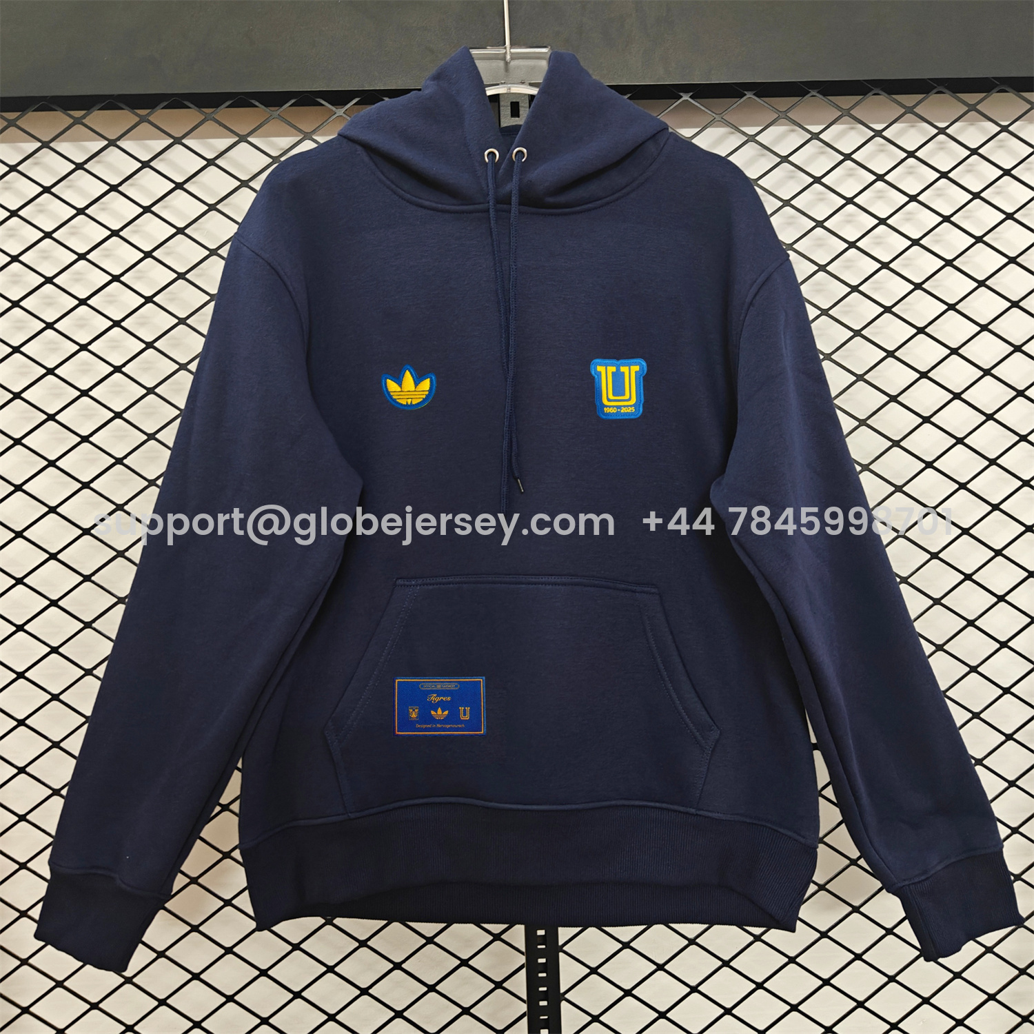 AlphaJersey-Tigres UANL 25-26 Originals Terrace Icon Unisex Pullover Hoodie