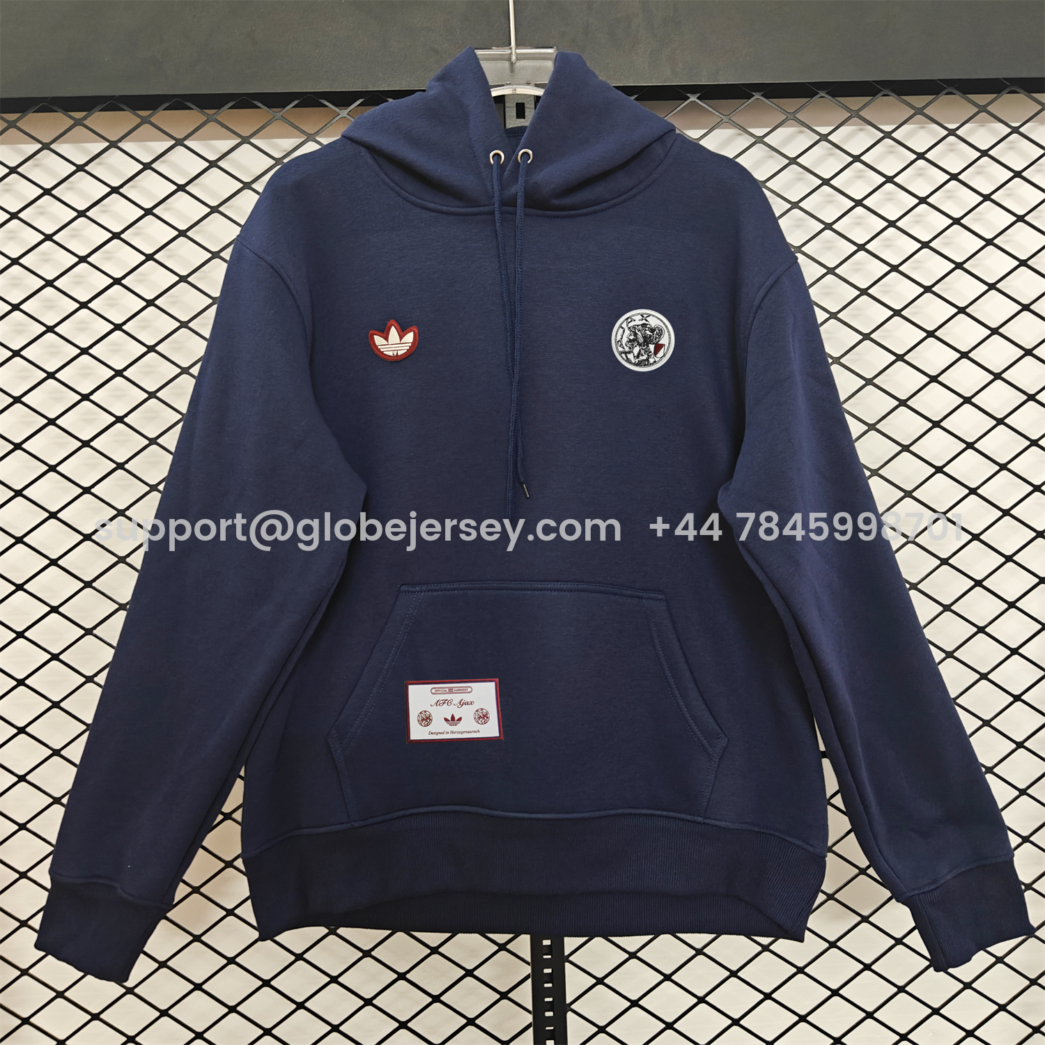 AlphaJersey-Ajax 25-26 Originals Terrace Icon Unisex Pullover Hoodie