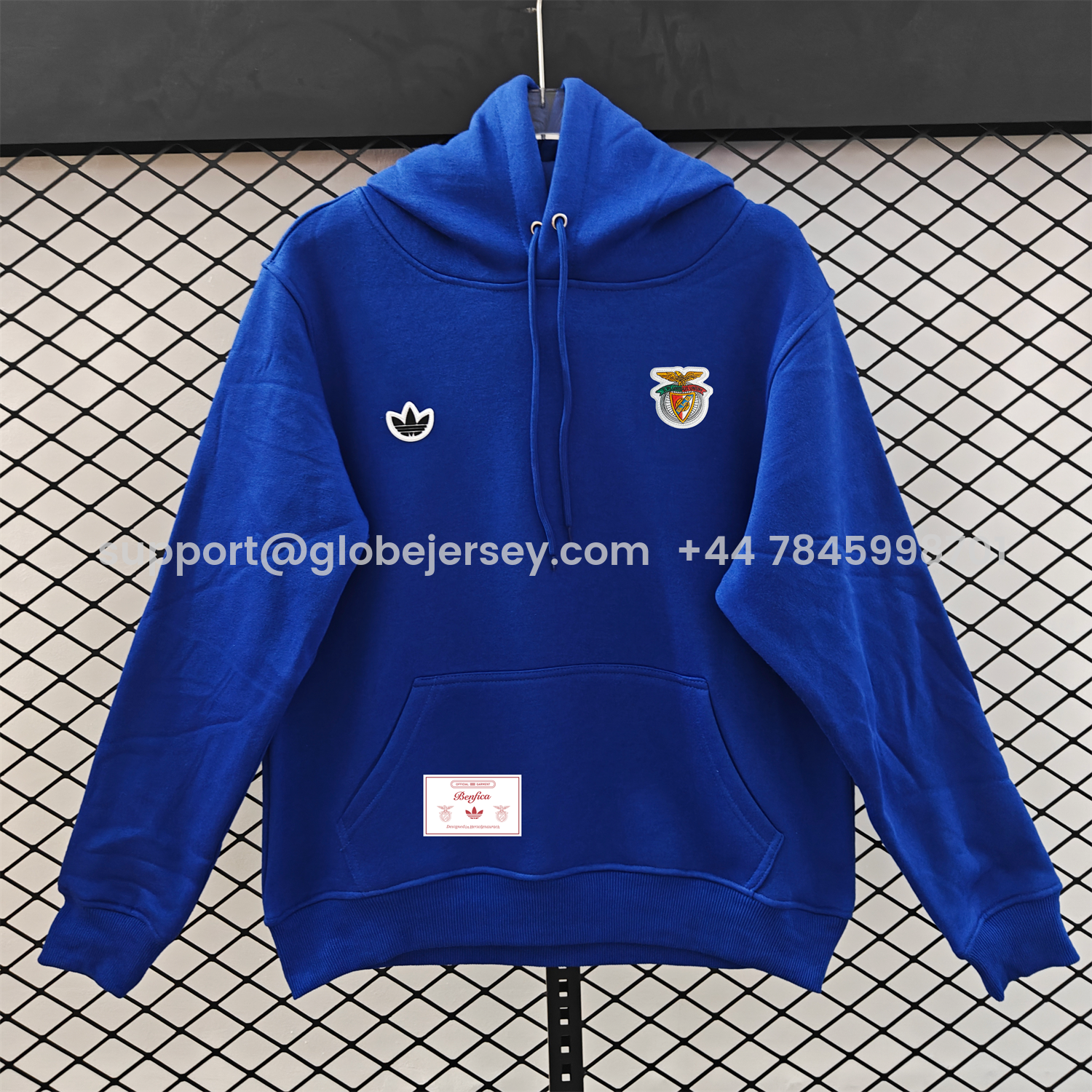 AlphaJersey-Benfica 25-26 Originals Terrace Icon Unisex Pullover Hoodie