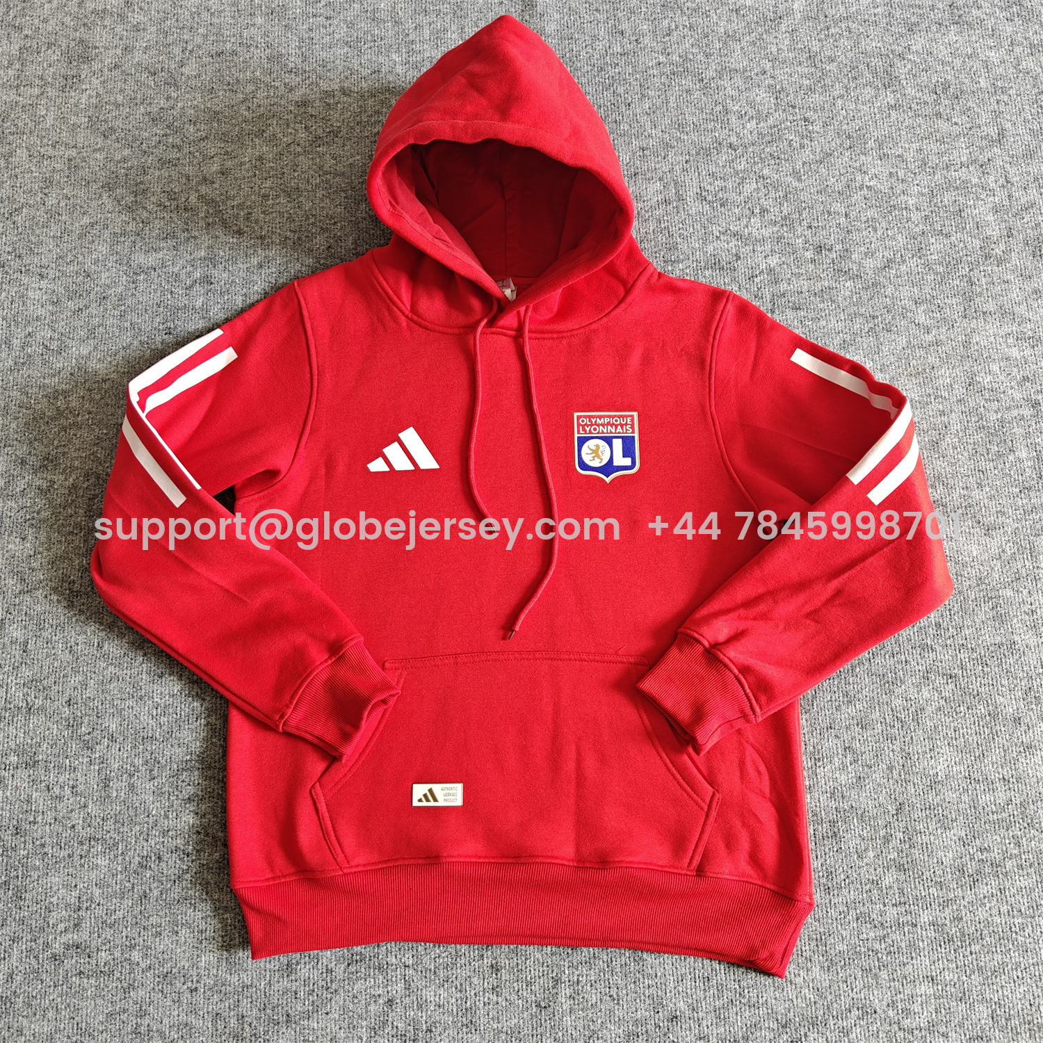 AlphaJersey-Lyon 25-26 Home Unisex Pullover Hoodie