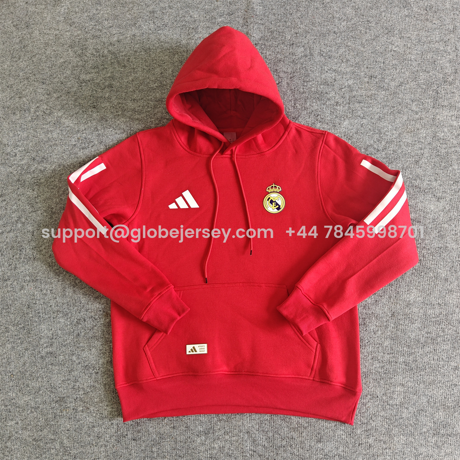 AlphaJersey-Real Madrid 25-26 Home Unisex Pullover Hoodie