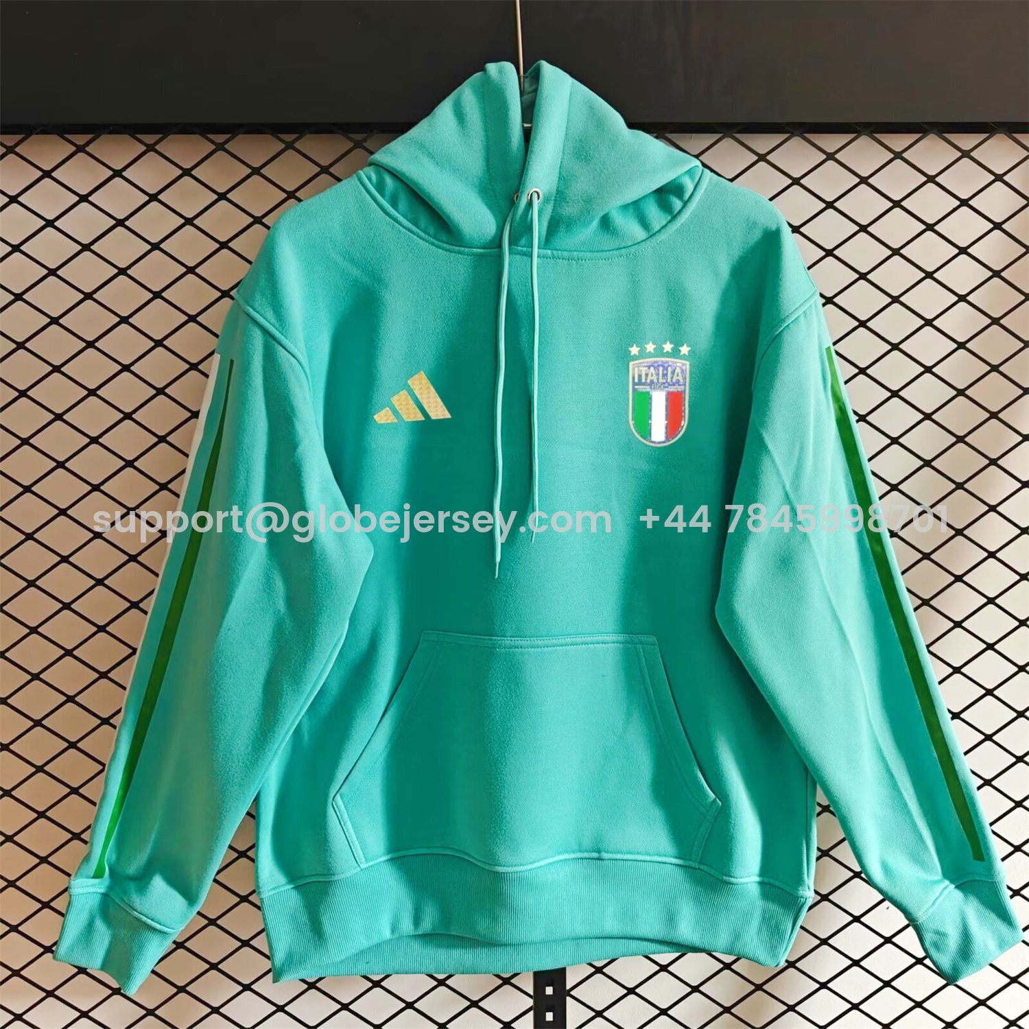 AlphaJersey-Italy 2026 Home Unisex Pullover Hoodie
