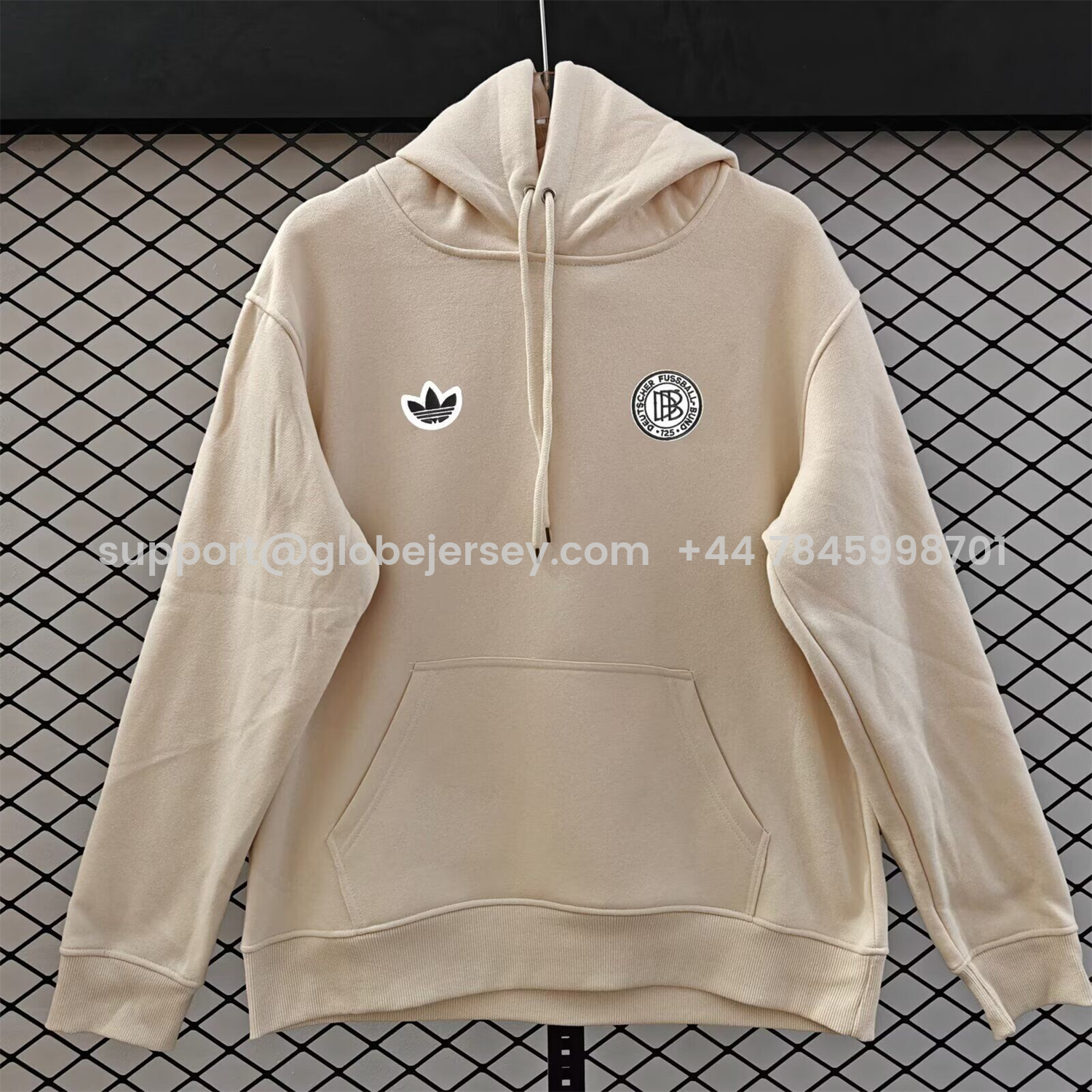 AlphaJersey-Germany 2026 Terrace Icon DFB Unisex Pullover Hoodie