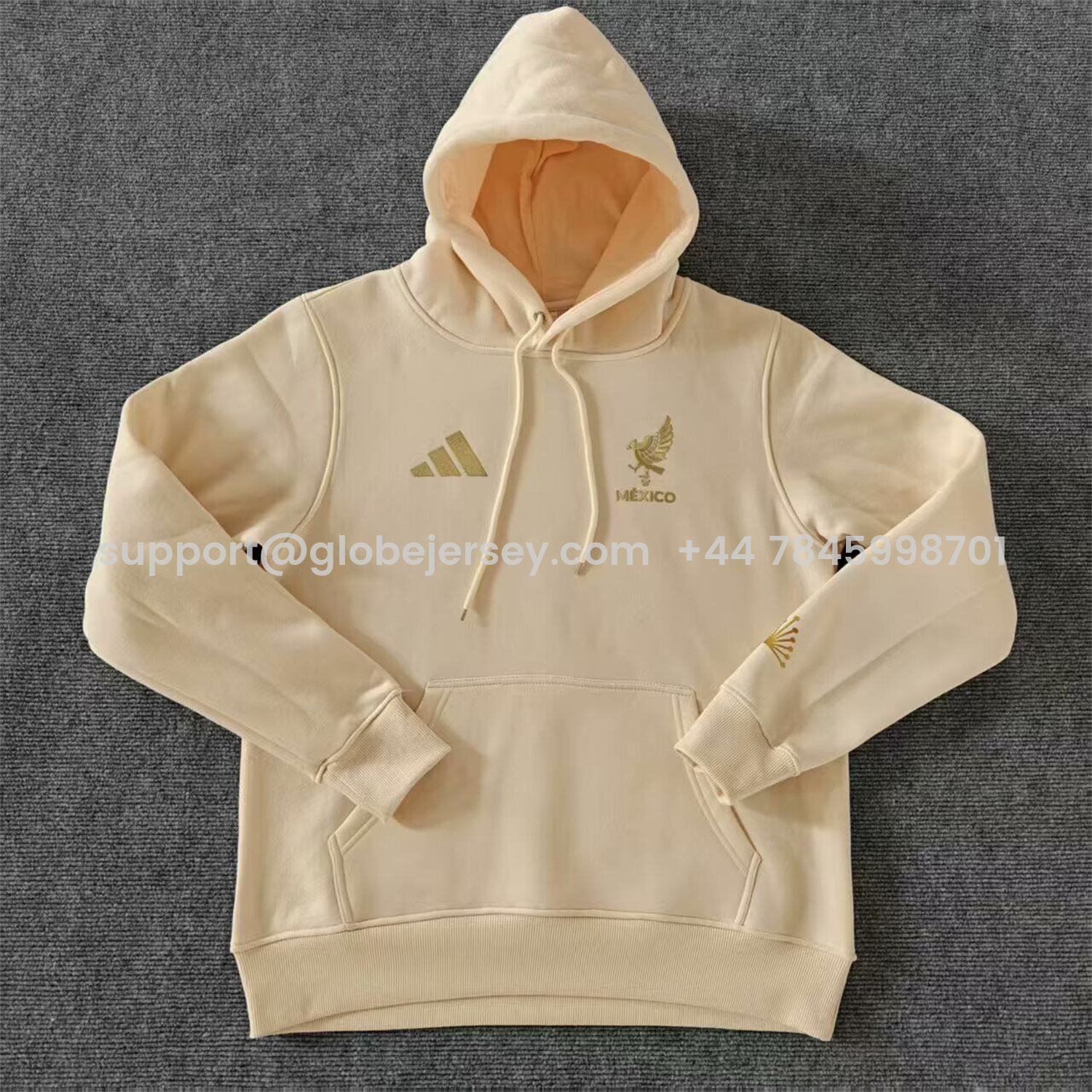 AlphaJersey-Mexico 2025 Gold Cup Black Special Edition Unisex Pullover Hoodie
