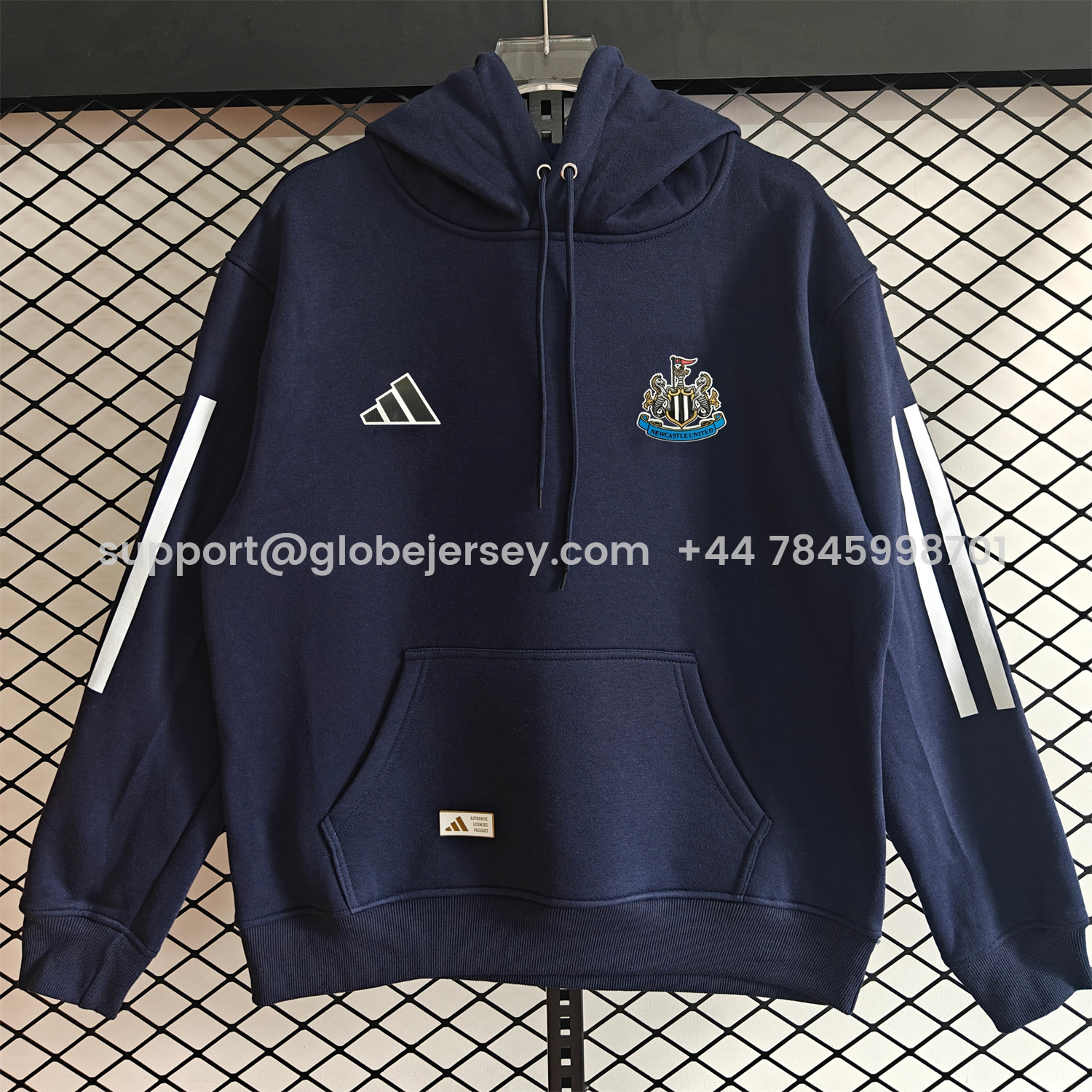 AlphaJersey-Newcastle United 25-26 Home Unisex Pullover Hoodie