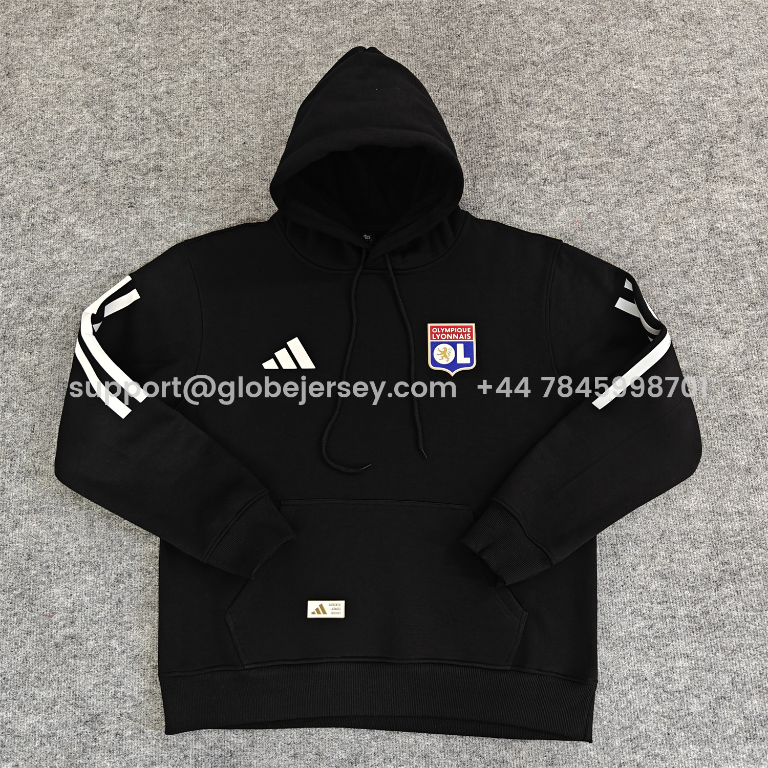 AlphaJersey-Lyon 25-26 Home Unisex Pullover Hoodie