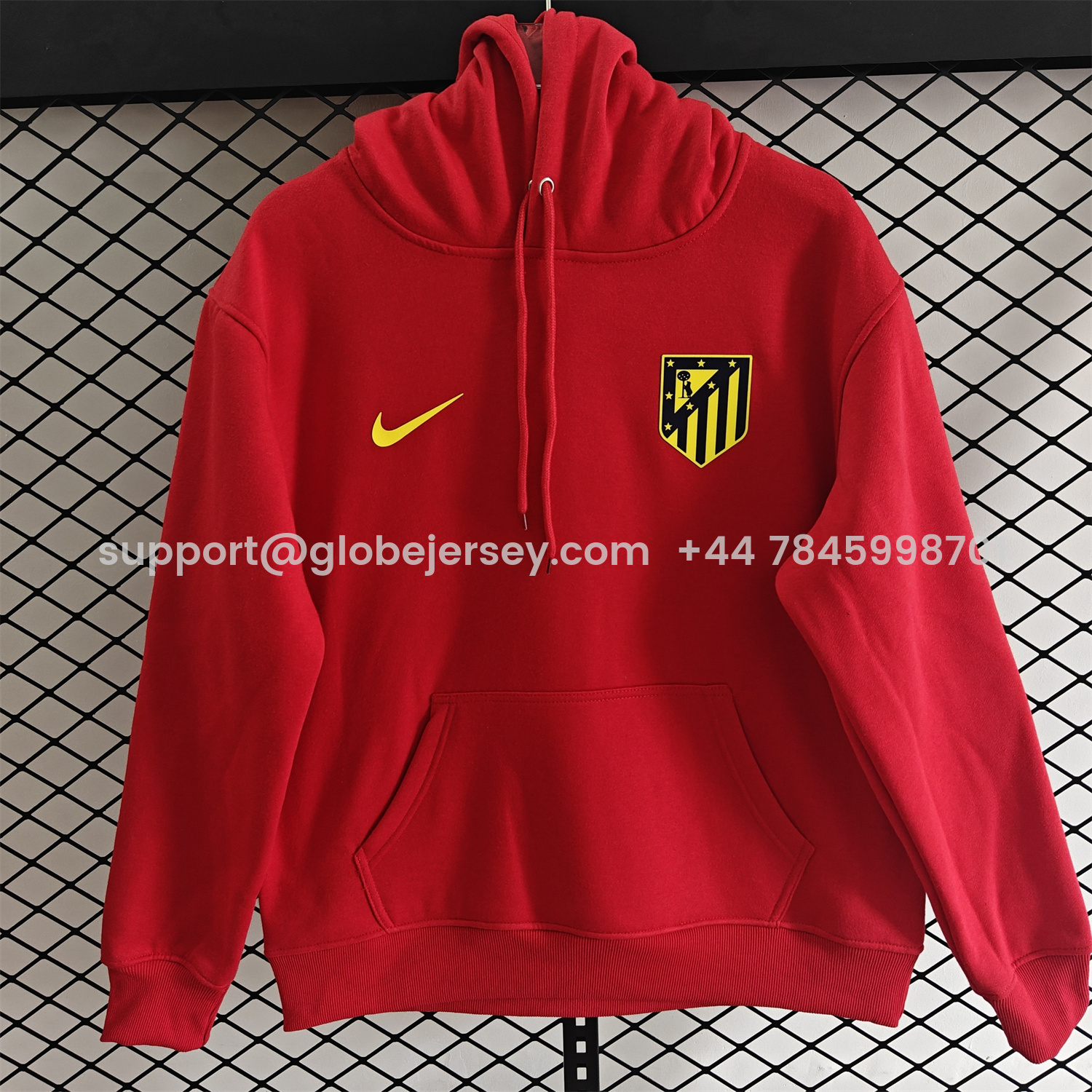 AlphaJersey-Atletico Madrid 25-26 Originals Terrace Icon Unisex Pullover Hoodie