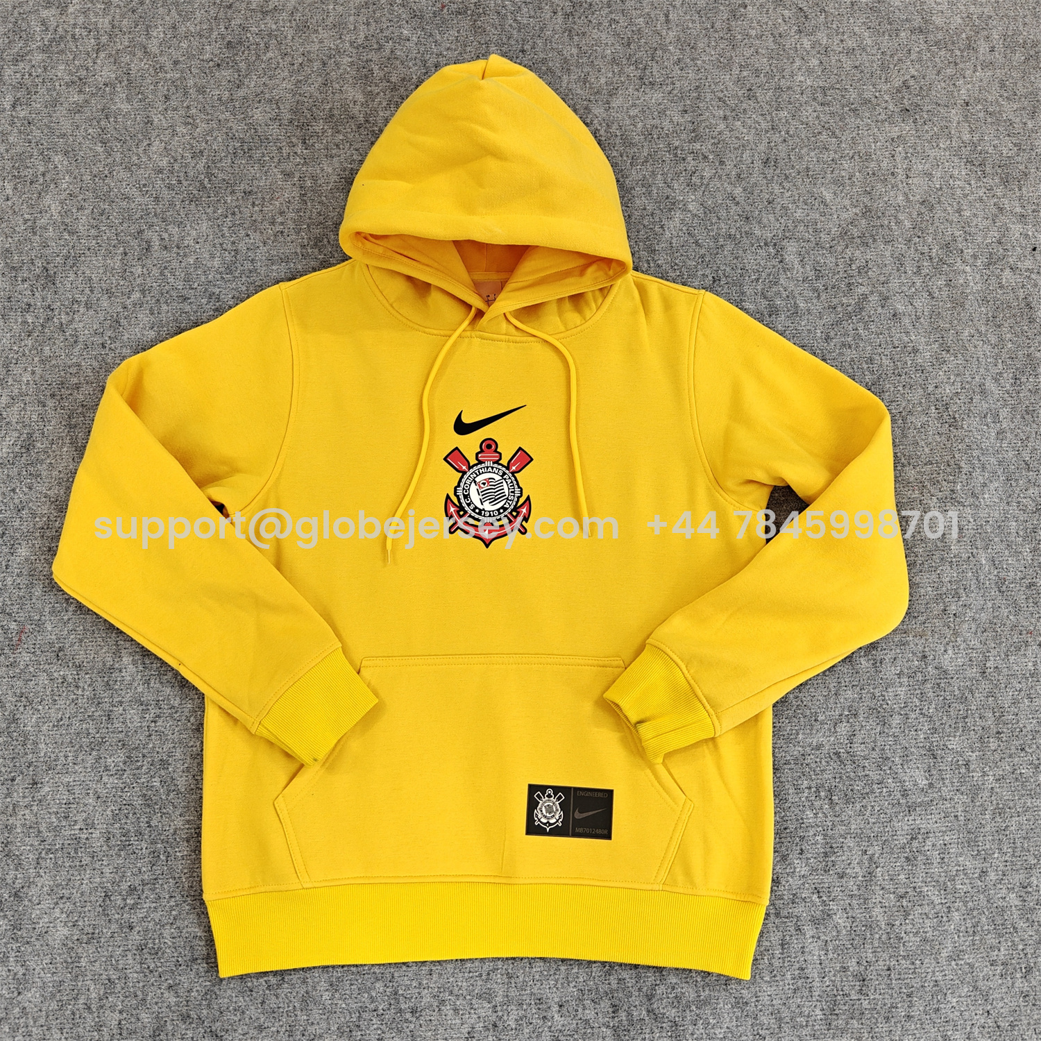 AlphaJersey-Corinthians 25-26 Home Unisex Pullover Hoodie