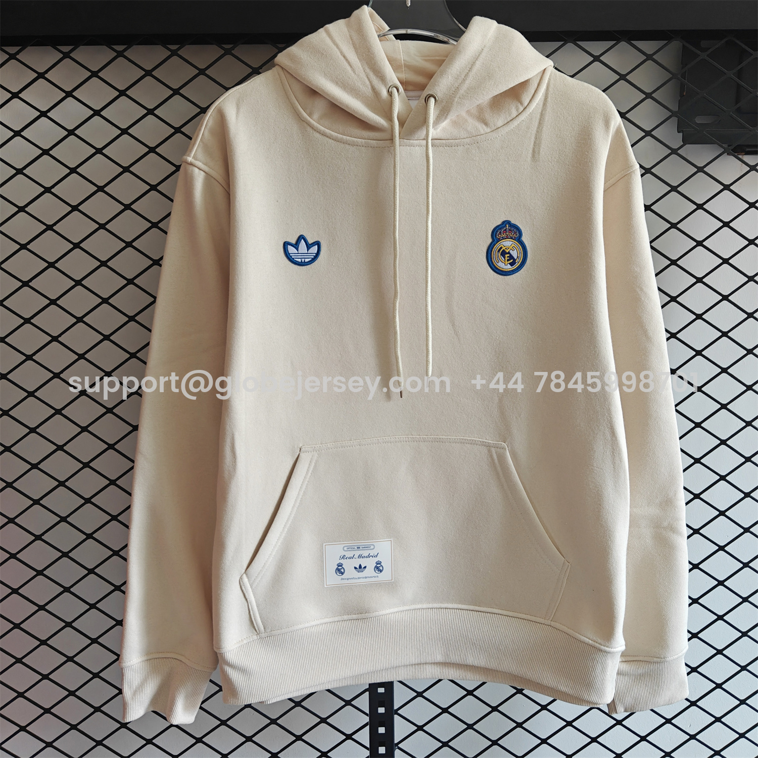 AlphaJersey-Real Madrid 25-26 Originals Terrace Icon Unisex Pullover Hoodie