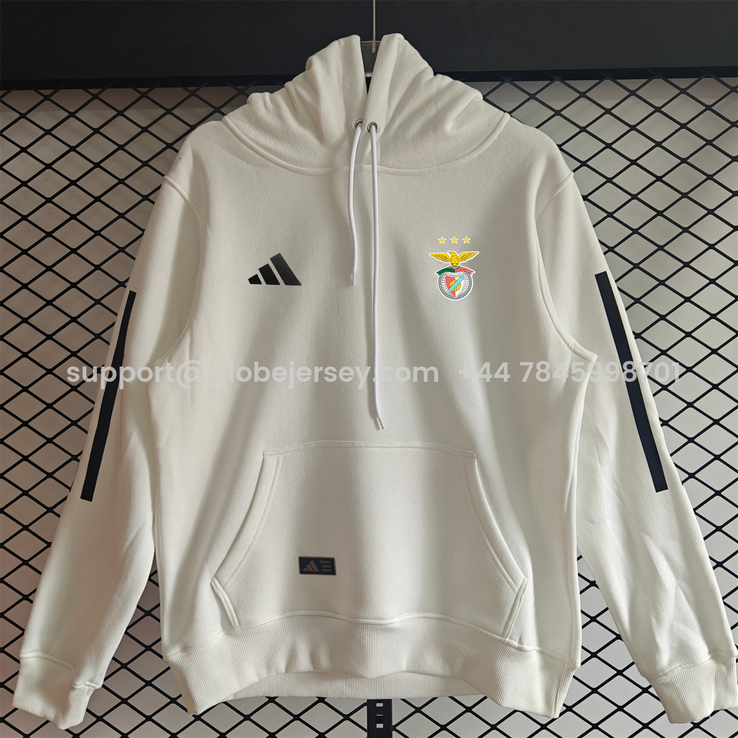 AlphaJersey-Benfica 25-26 Home Unisex Pullover Hoodie