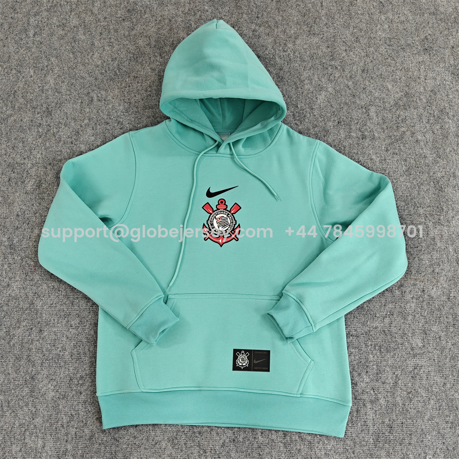 AlphaJersey-Corinthians 25-26 Home Unisex Pullover Hoodie