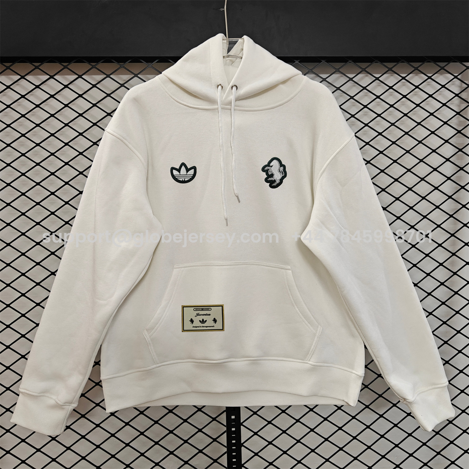AlphaJersey-Juventus 25-26 Originals Terrace Icon Unisex Pullover Hoodie