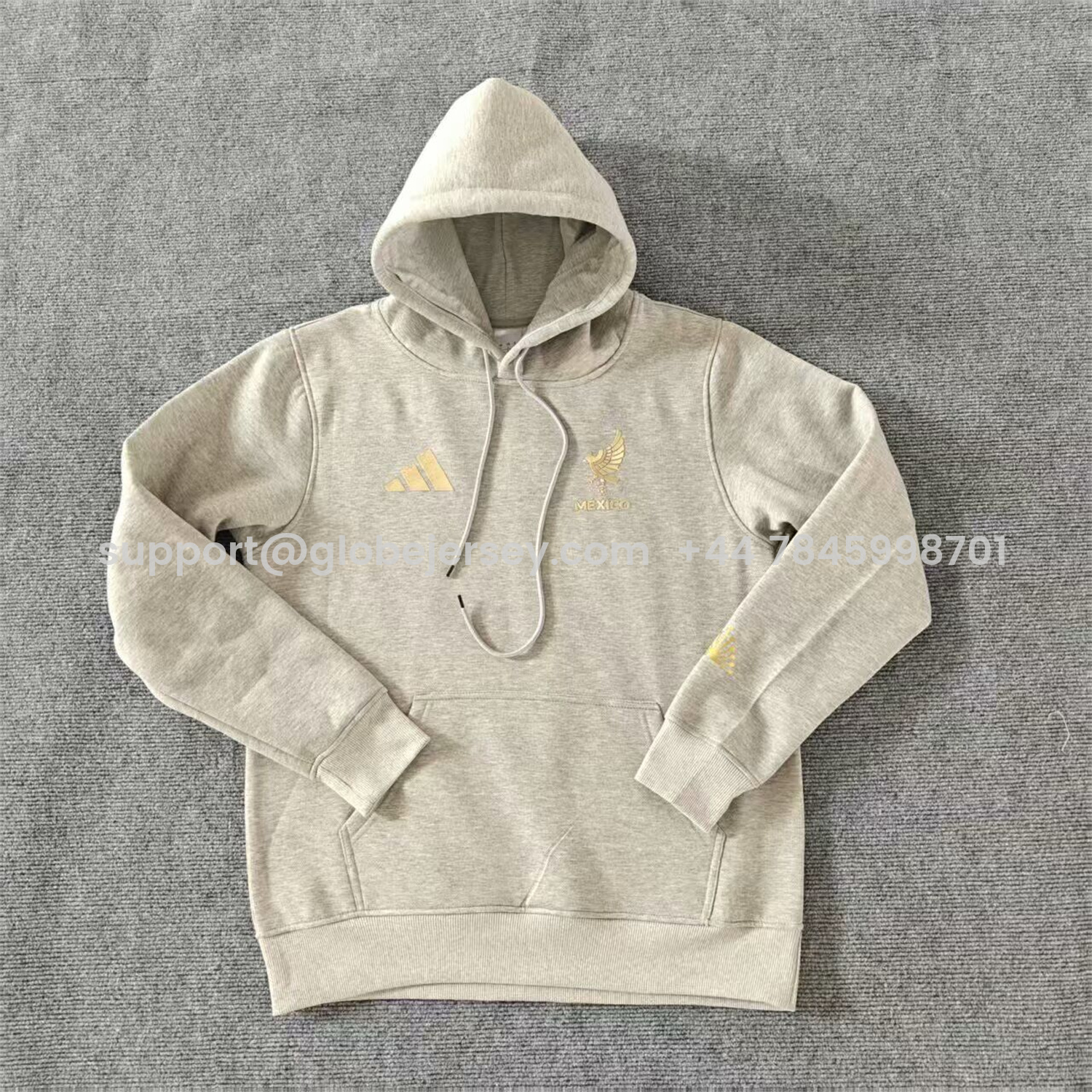 AlphaJersey-Mexico 2025 Gold Cup Black Special Edition Unisex Pullover Hoodie