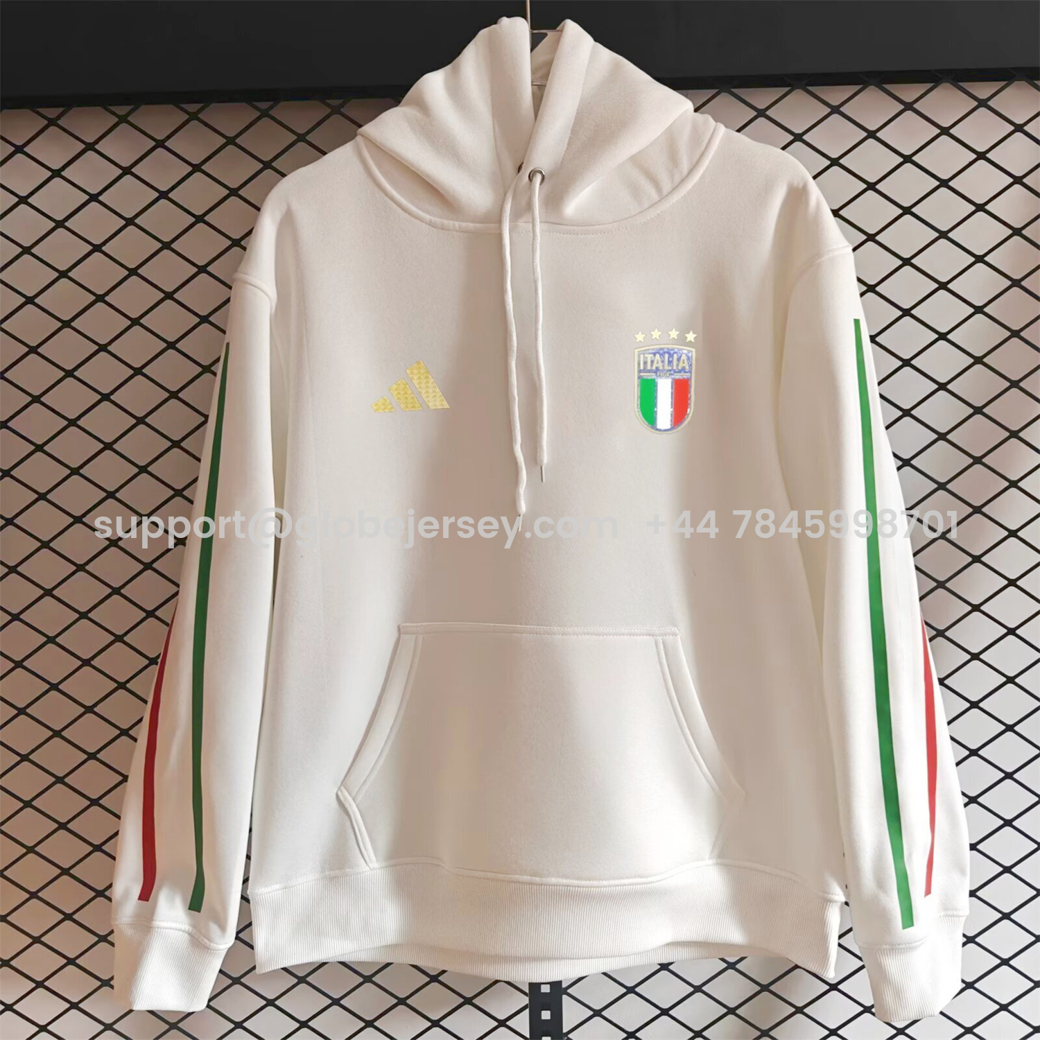 AlphaJersey-Italy 2026 Home Unisex Pullover Hoodie